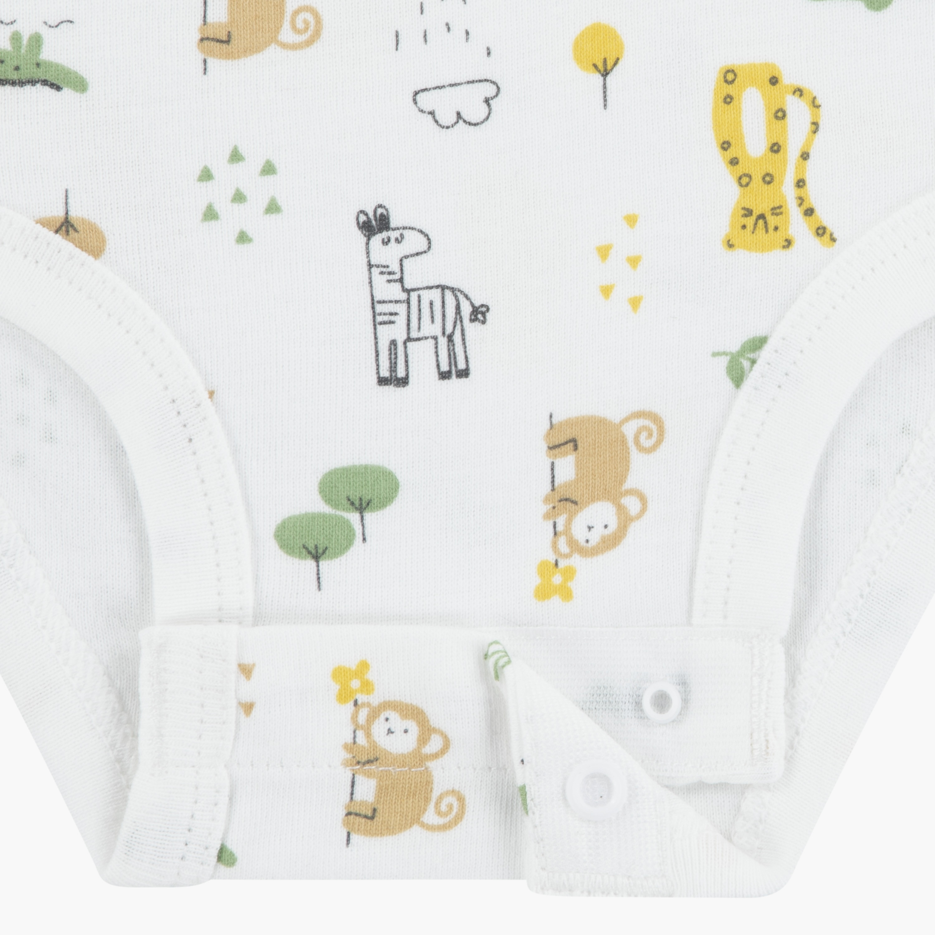 Huggies 3-Piece Printed Short Sleeves Bodysuits-baby-girls-clothing-bodysuits-image-3