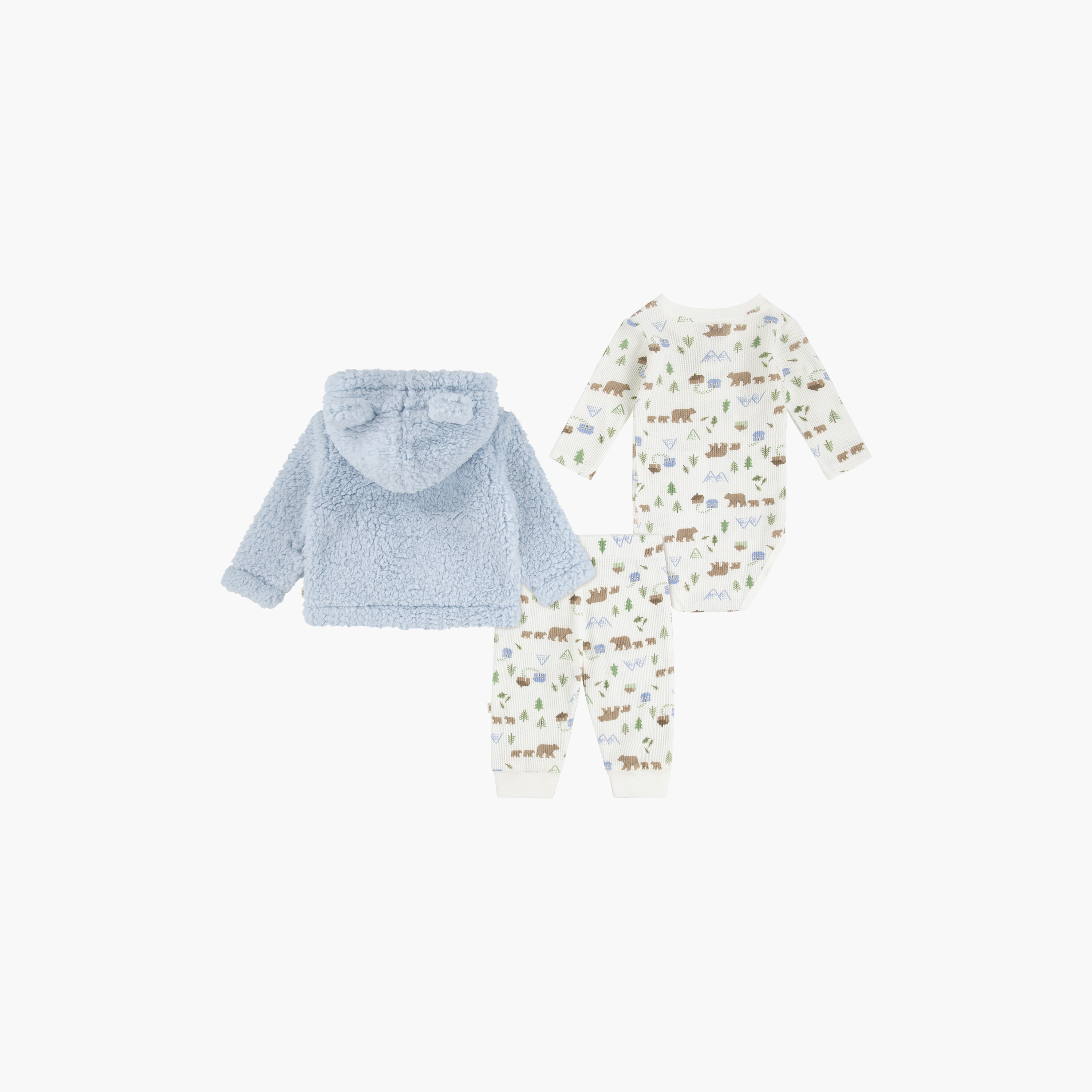 Huggies 3-Piece Printed Bodysuit, Jacket with Joggers-baby-girls-clothing-setsandcoords-image-6