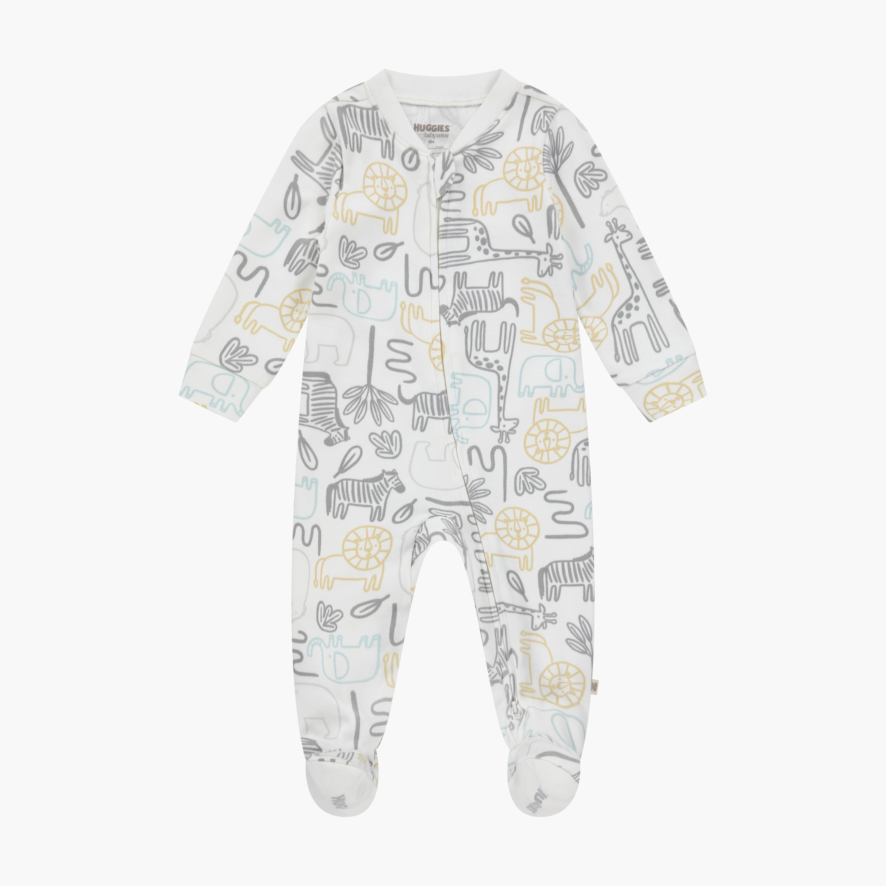 Huggies Printed Long Sleeves Bodysuit-baby-girls-clothing-bodysuits-image-1