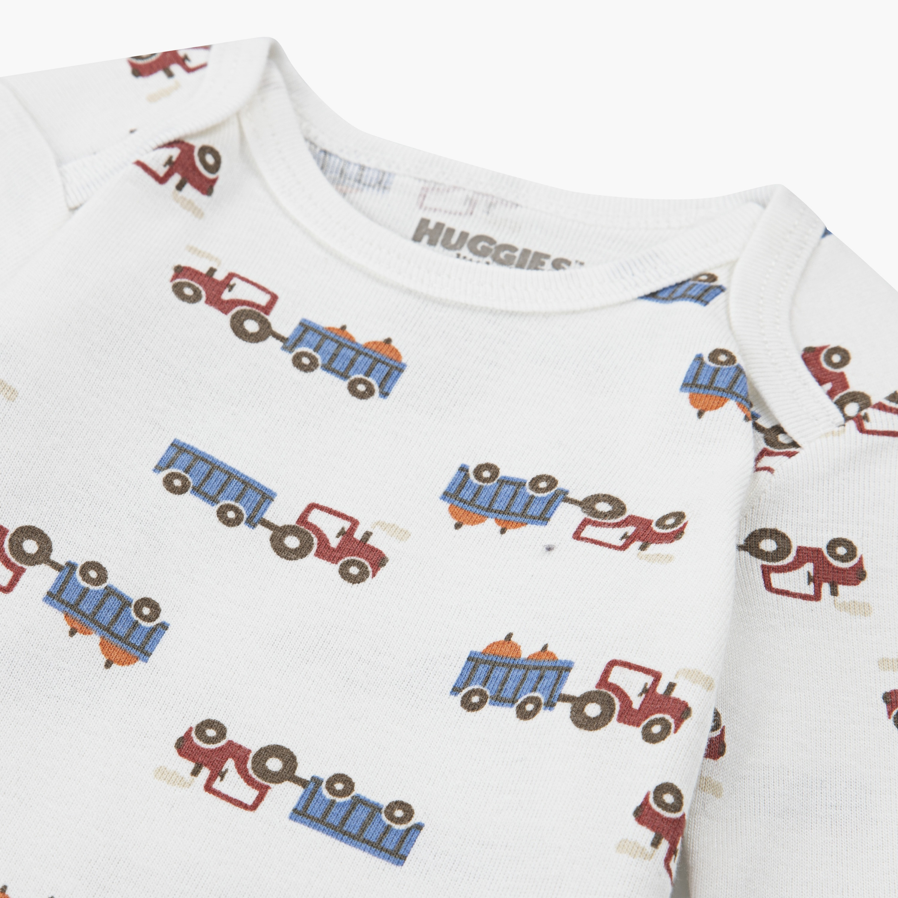 Huggies 3-Piece Printed Long Sleeves Bodysuits-baby-boys-clothing-bodysuits-image-4