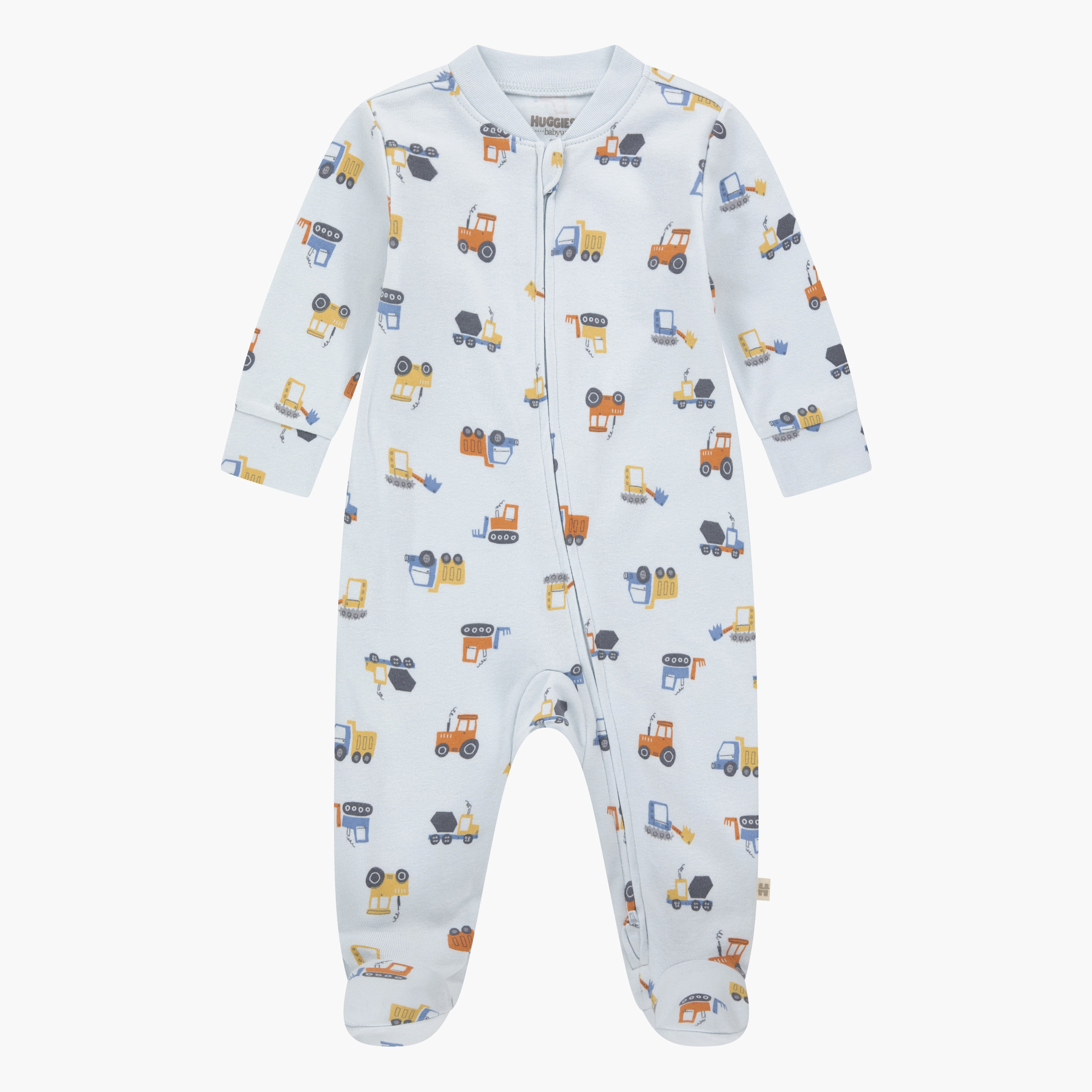 Huggies Printed Long Sleeves Sleepsuit-baby-boys-clothing-nightwear-sleepsuits-image-1