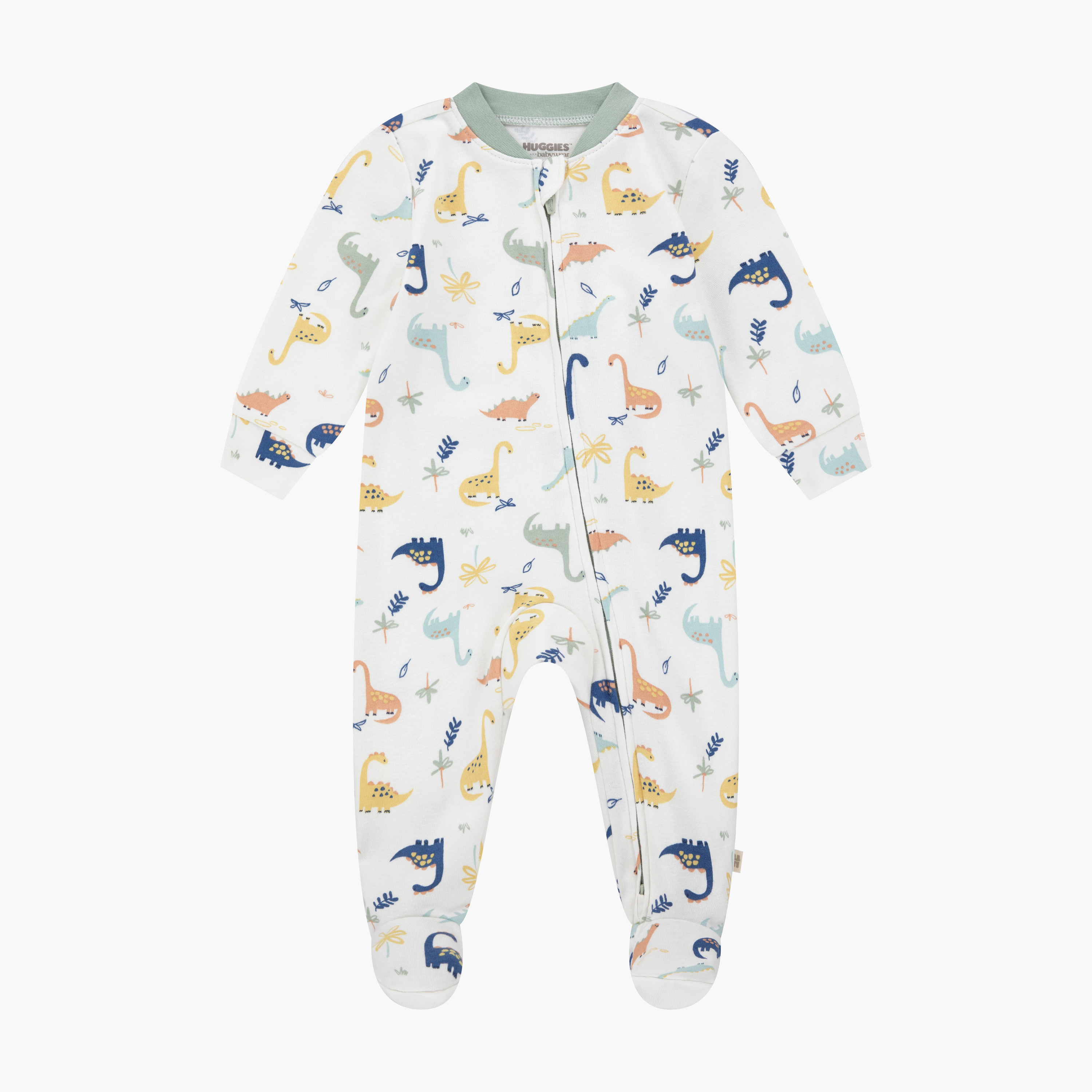 Huggies Printed Long Sleeves Sleepsuit-baby-boys-clothing-nightwear-sleepsuits-image-1