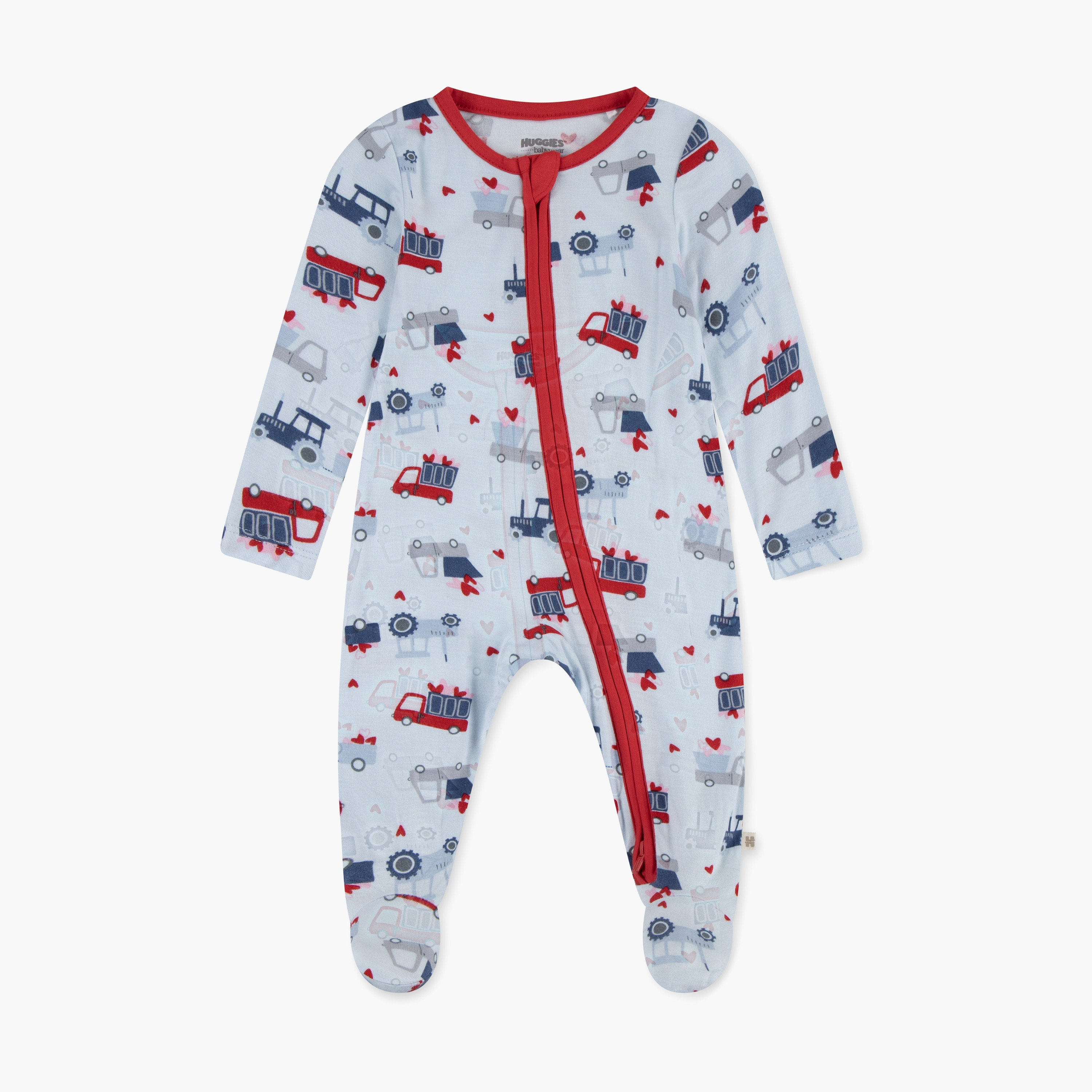 Huggies Printed Long Sleeves Sleepsuit-baby-boys-clothing-nightwear-sleepsuits-image-1