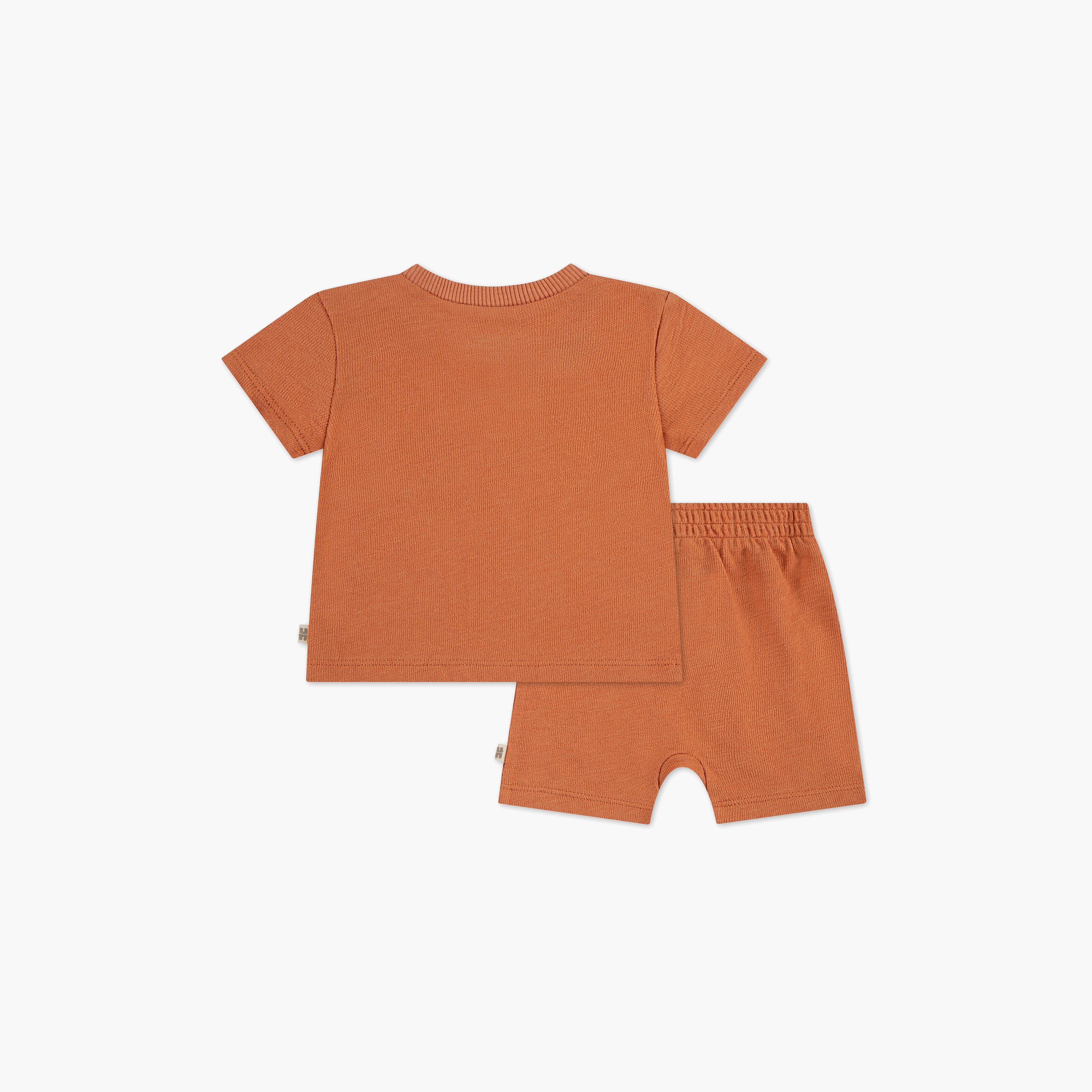 Huggies Solid Short Sleeves T-Shirt with Shorts-baby-boys-clothing-setsandcoords-image-2