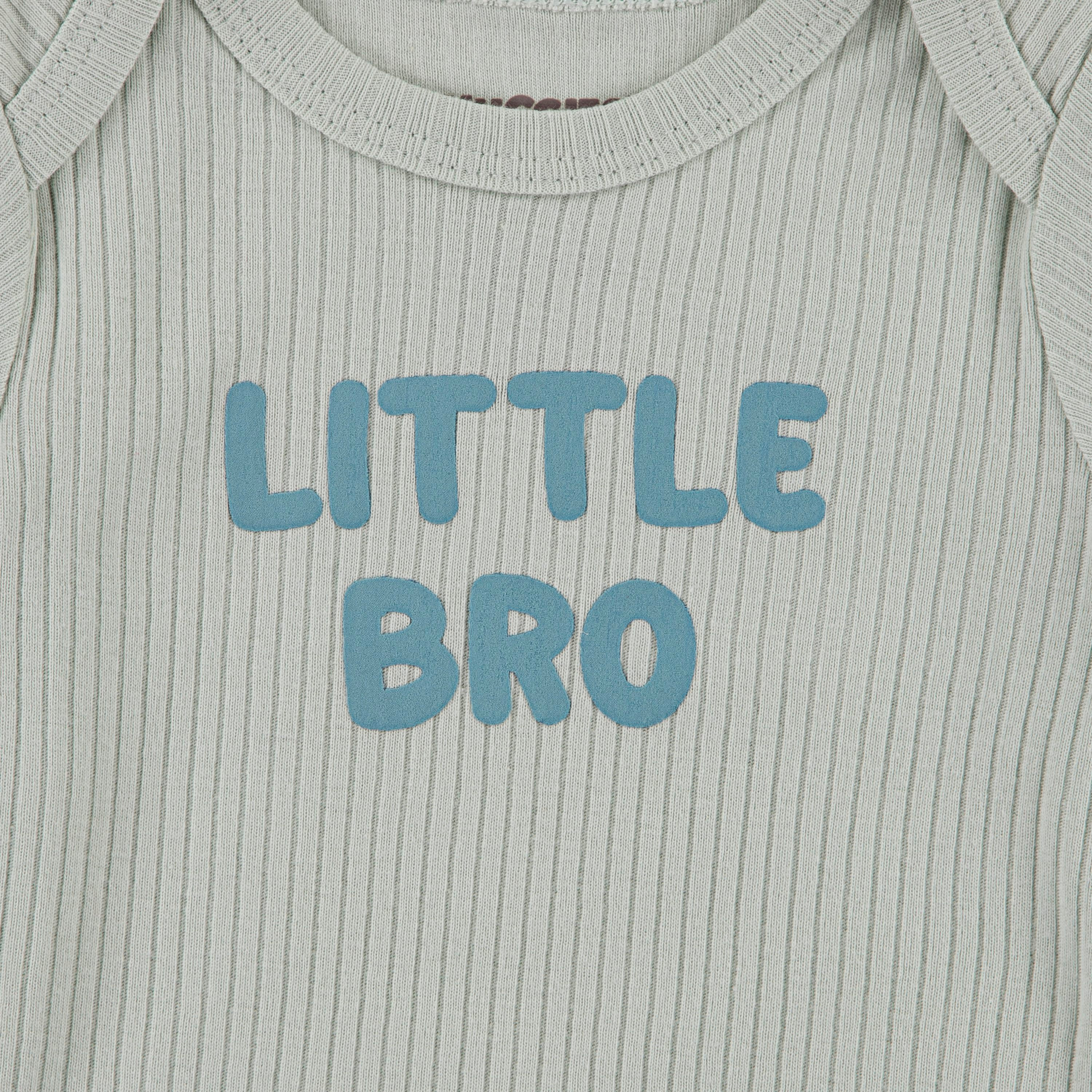 Huggies 3-Piece Solid Short Sleeves Bodysuit, Joggers with Cap-baby-boys-clothing-setsandcoords-image-3