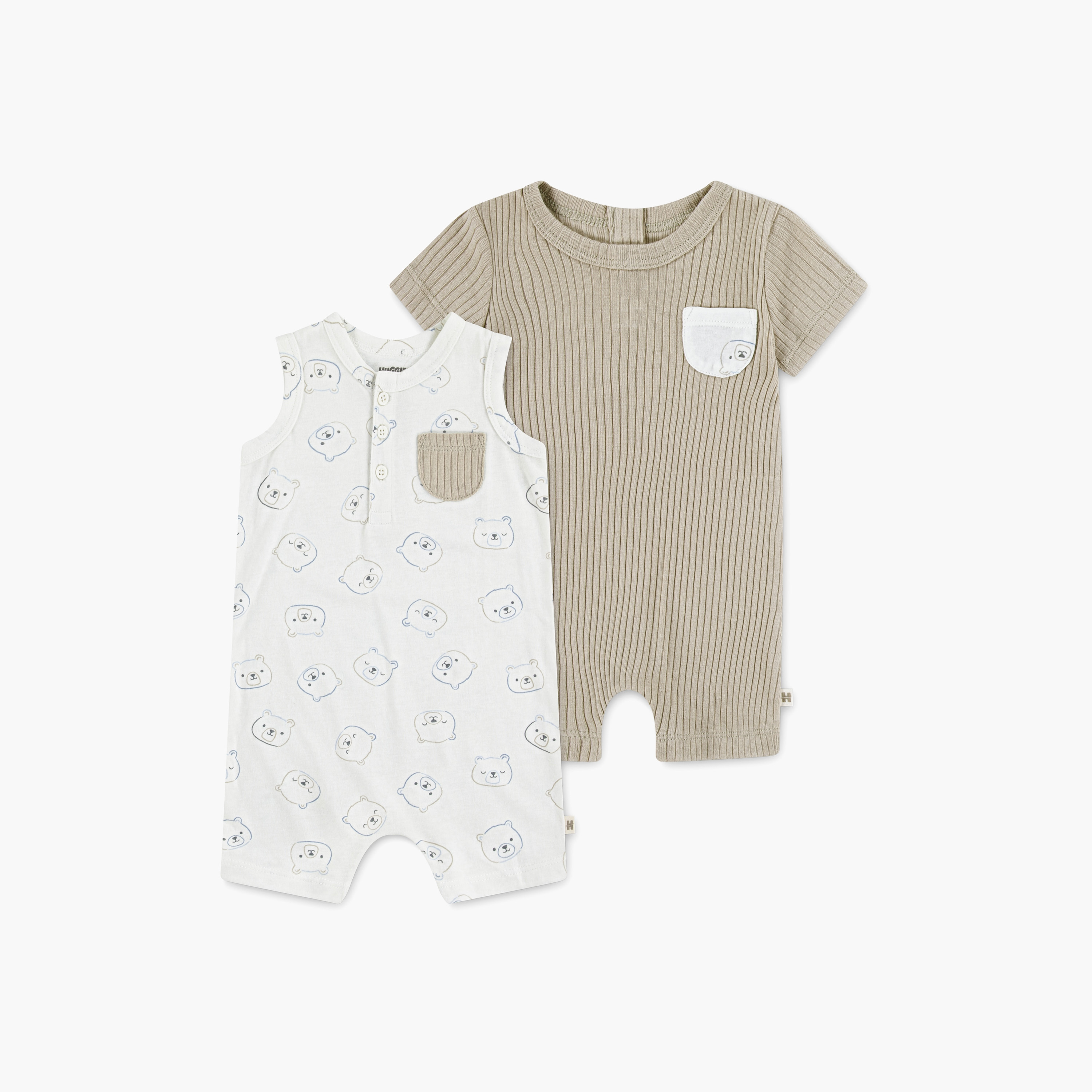 أطقم رومبر بأكمام قصيرة وسادة، من هاجيز-baby-boys-clothing-rompers-image-1