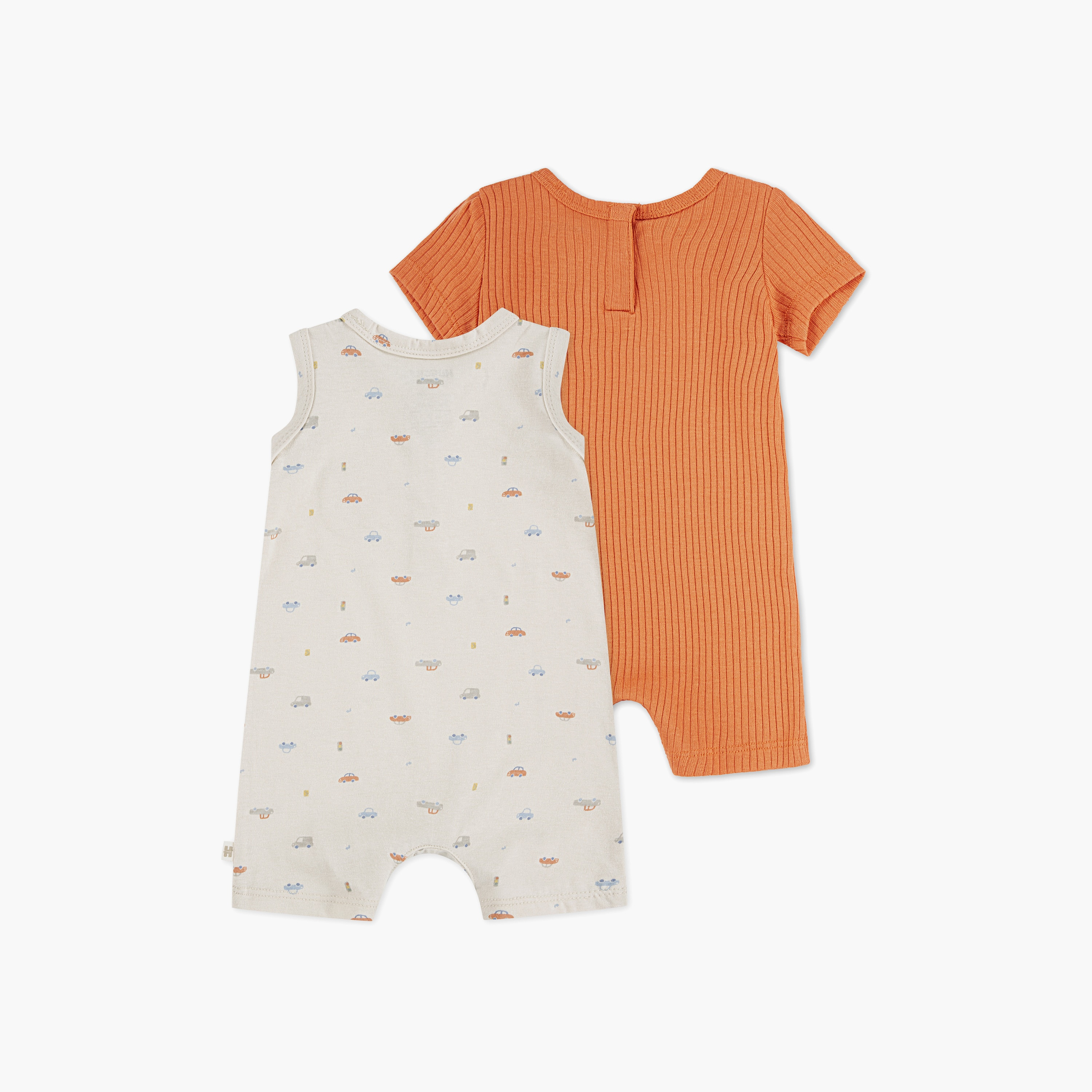 Huggies 2-Piece Solid Short Sleeves Rompers-baby-boys-clothing-rompers-image-2