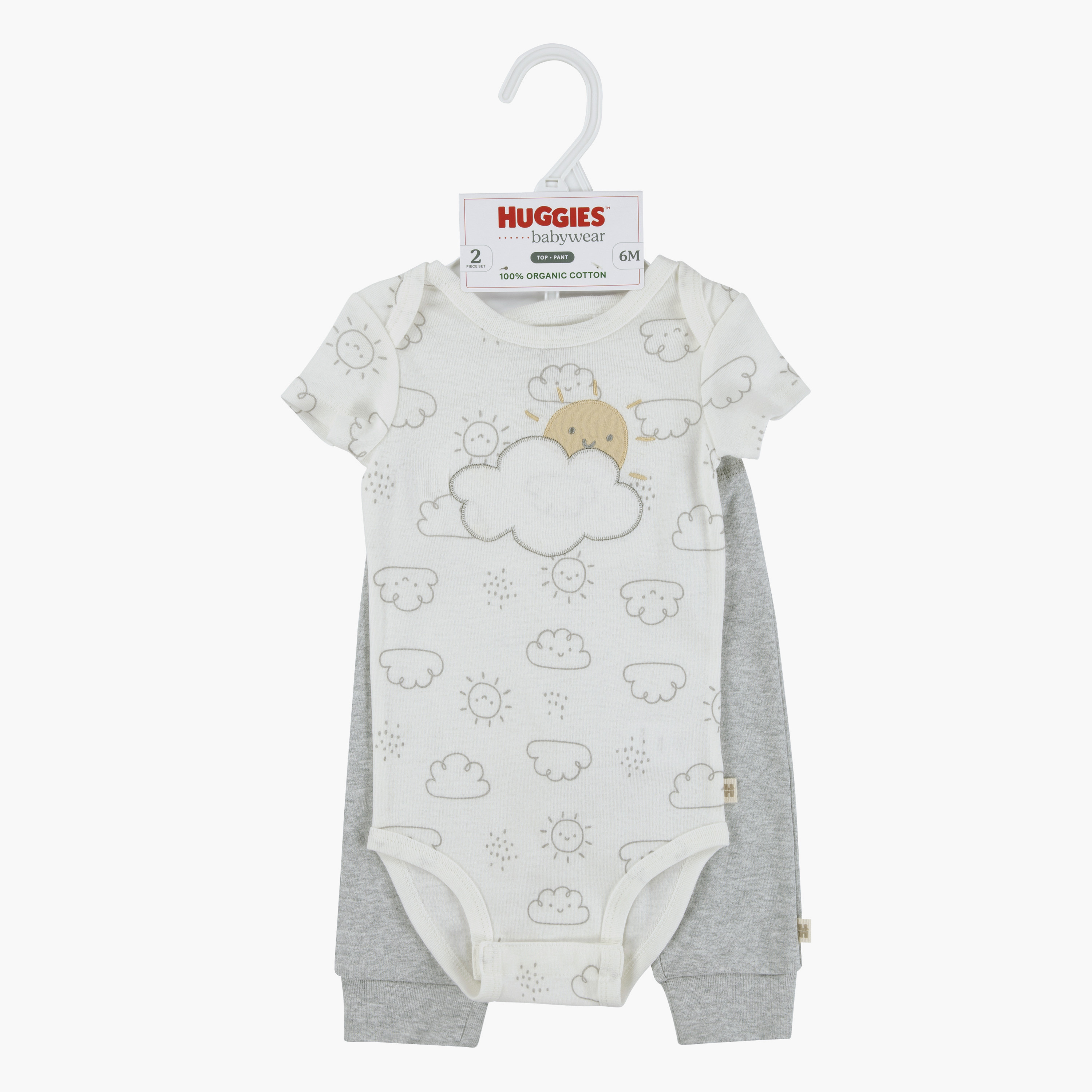 بودي سوت بأكمام قصيرة وبطبعات مع بنطال ركض من هاجيز-baby-boys-clothing-setsandcoords-image-3