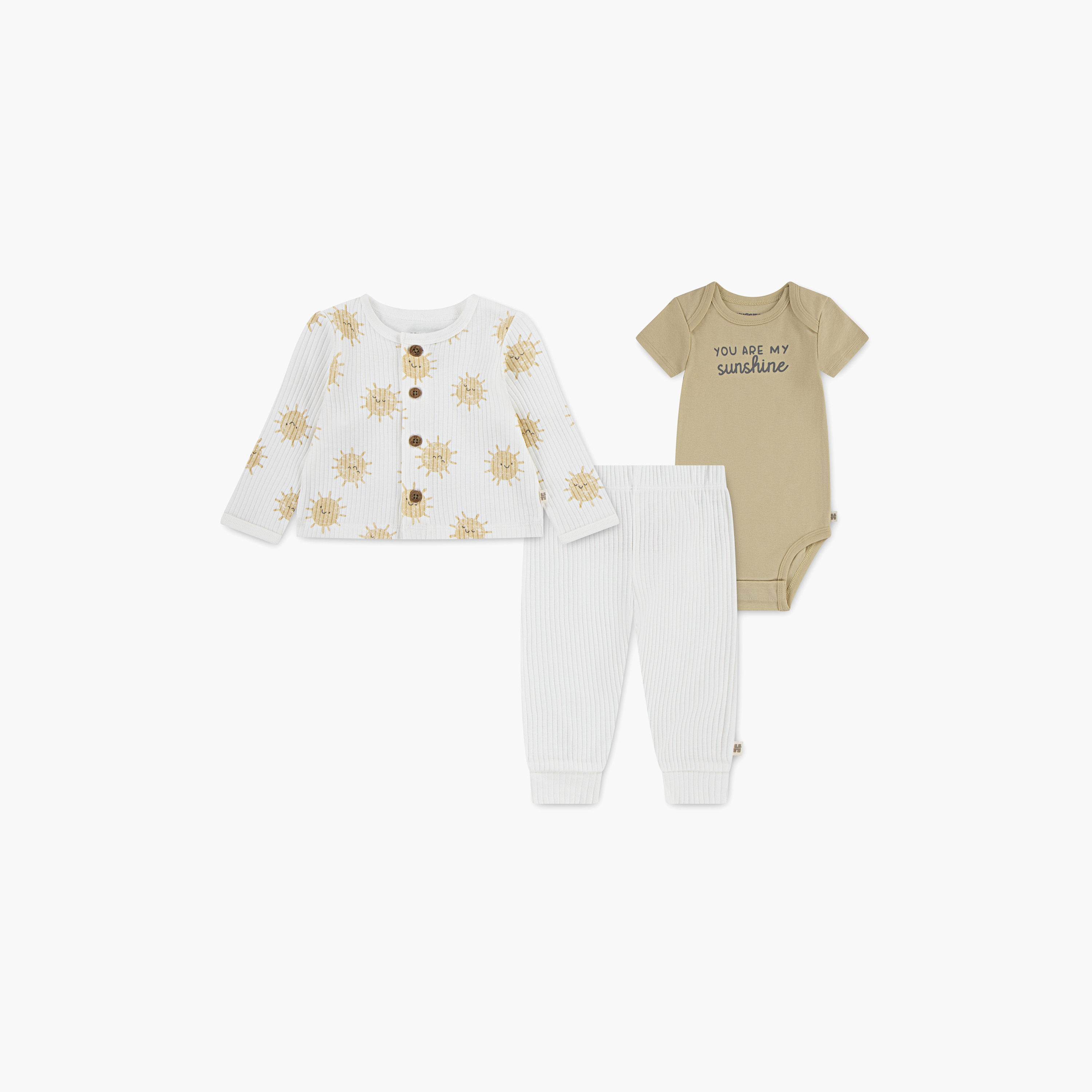 Huggies Printed Long Sleeves Bodysuit, Top with Joggers-baby-boys-clothing-setsandcoords-image-1