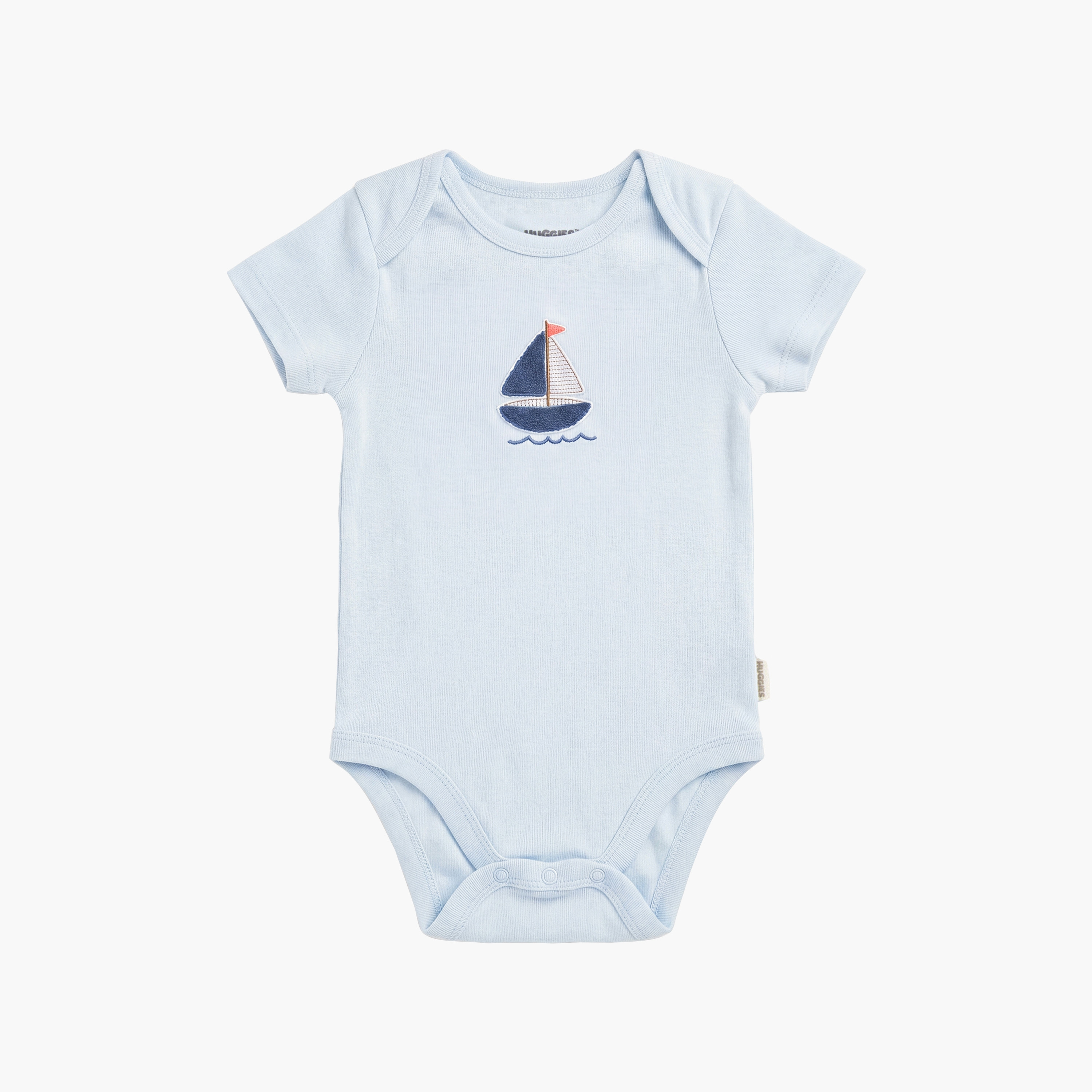 طقم بودي سوت مطرز مع قبعة بأكمام قصيرة، قطعتين من هجيز-baby-boys-clothing-bodysuits-image-5