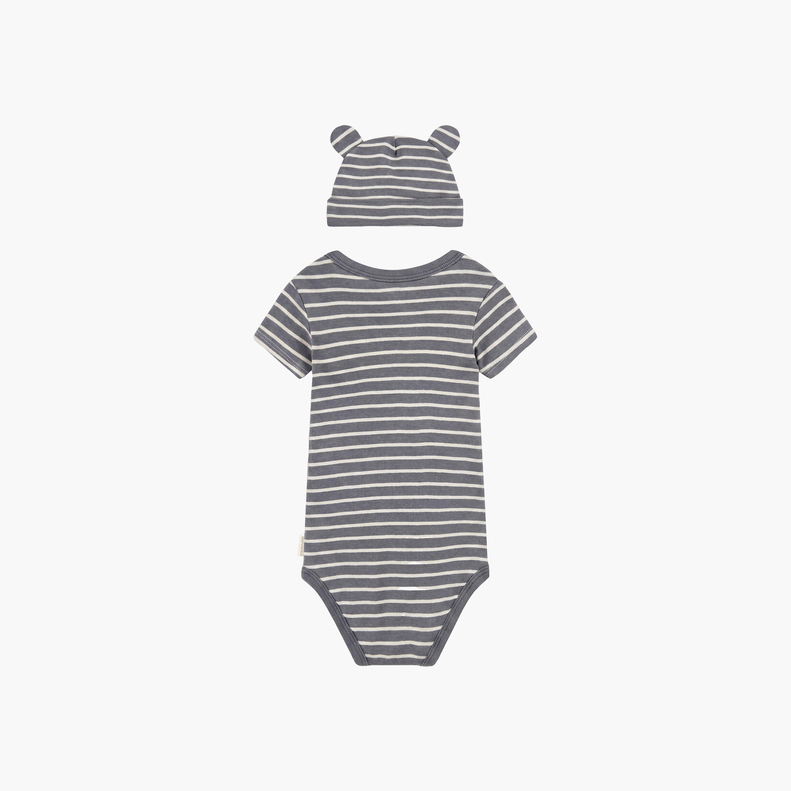 Huggies 2-Piece Short Sleeves Embroidered Bodysuits with Cap-baby-boys-clothing-bodysuits-image-4