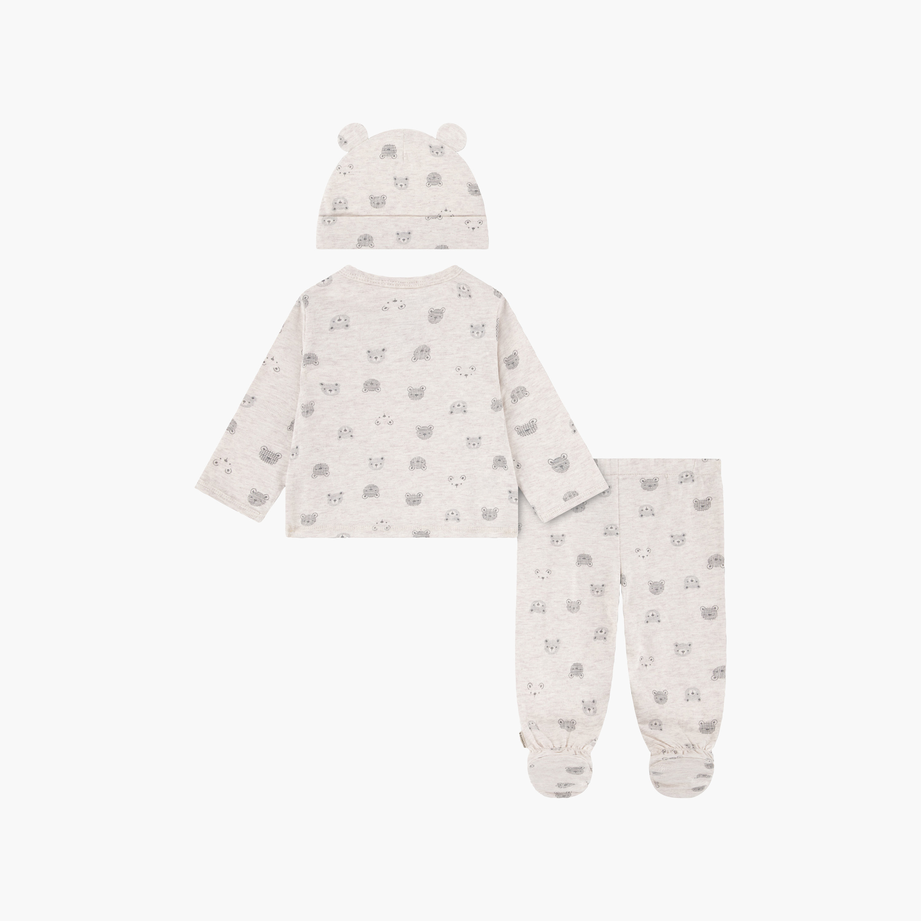 طقم توب وبنطلون مطبوع مع قبعة بأكمام طويلة من هجيز-boys-clothing-setsandcoords-image-2