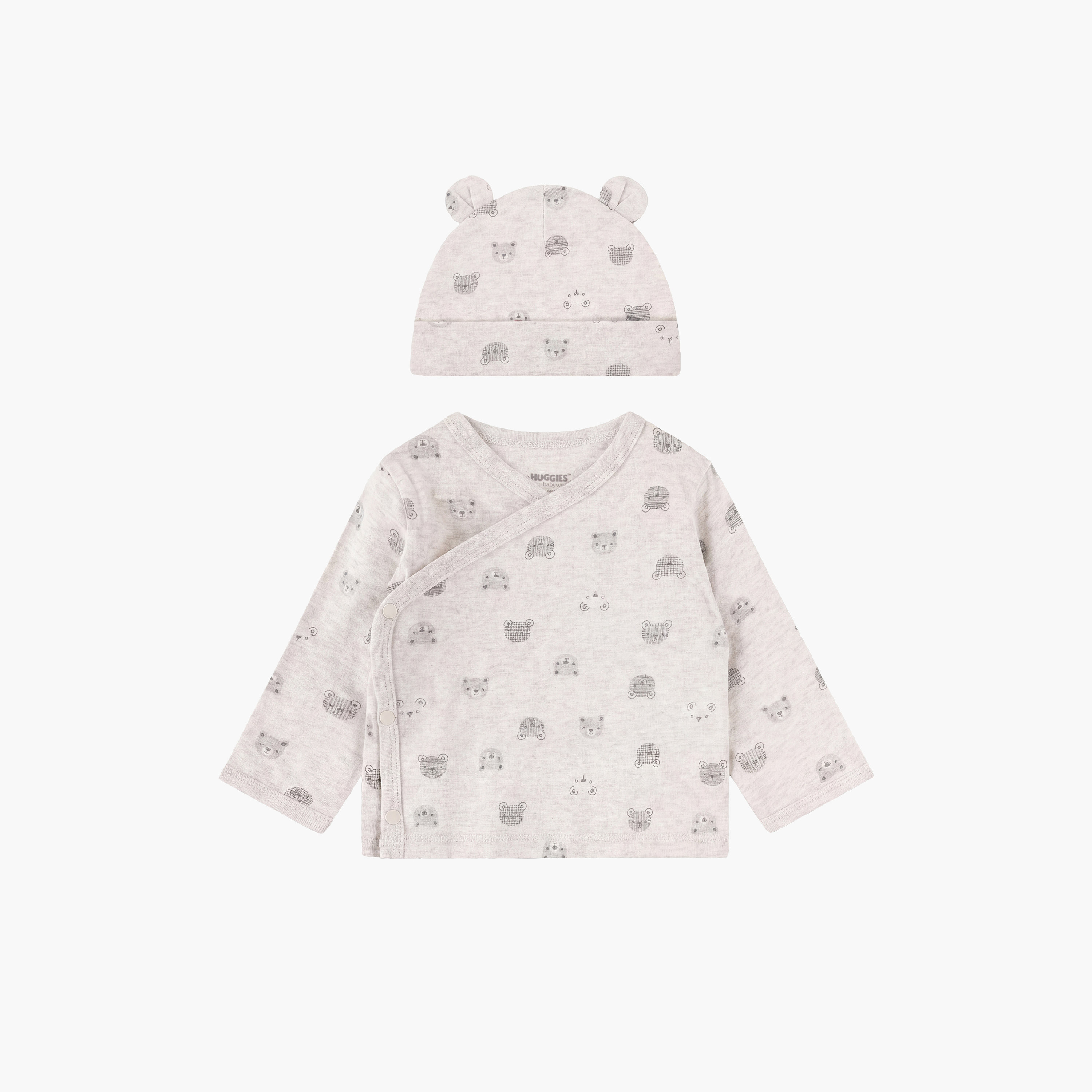 طقم توب وبنطلون مطبوع مع قبعة بأكمام طويلة من هجيز-boys-clothing-setsandcoords-image-3