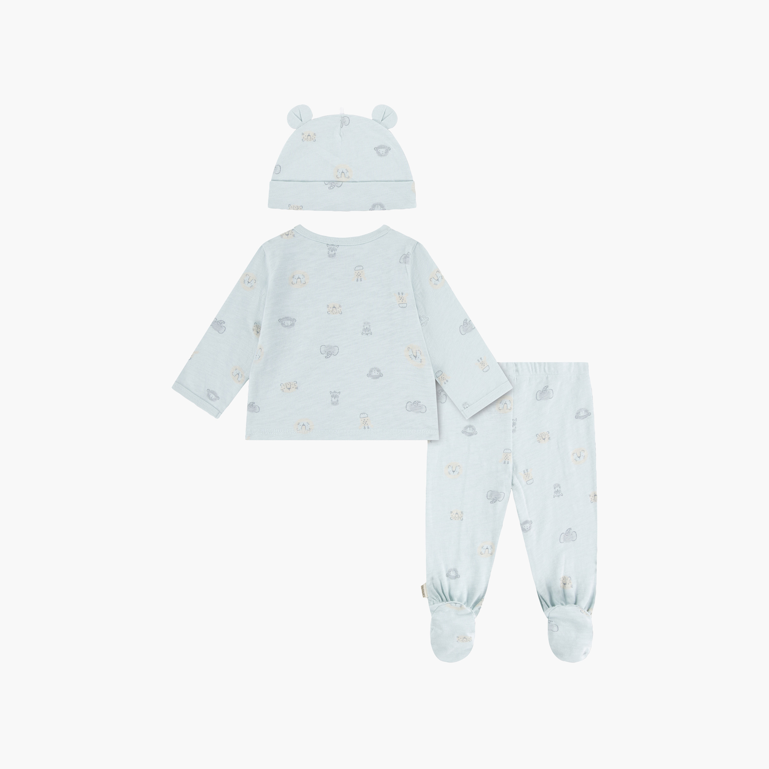Huggies Long Sleeves Printed Top & Pants Set with Cap-boys-clothing-setsandcoords-image-2