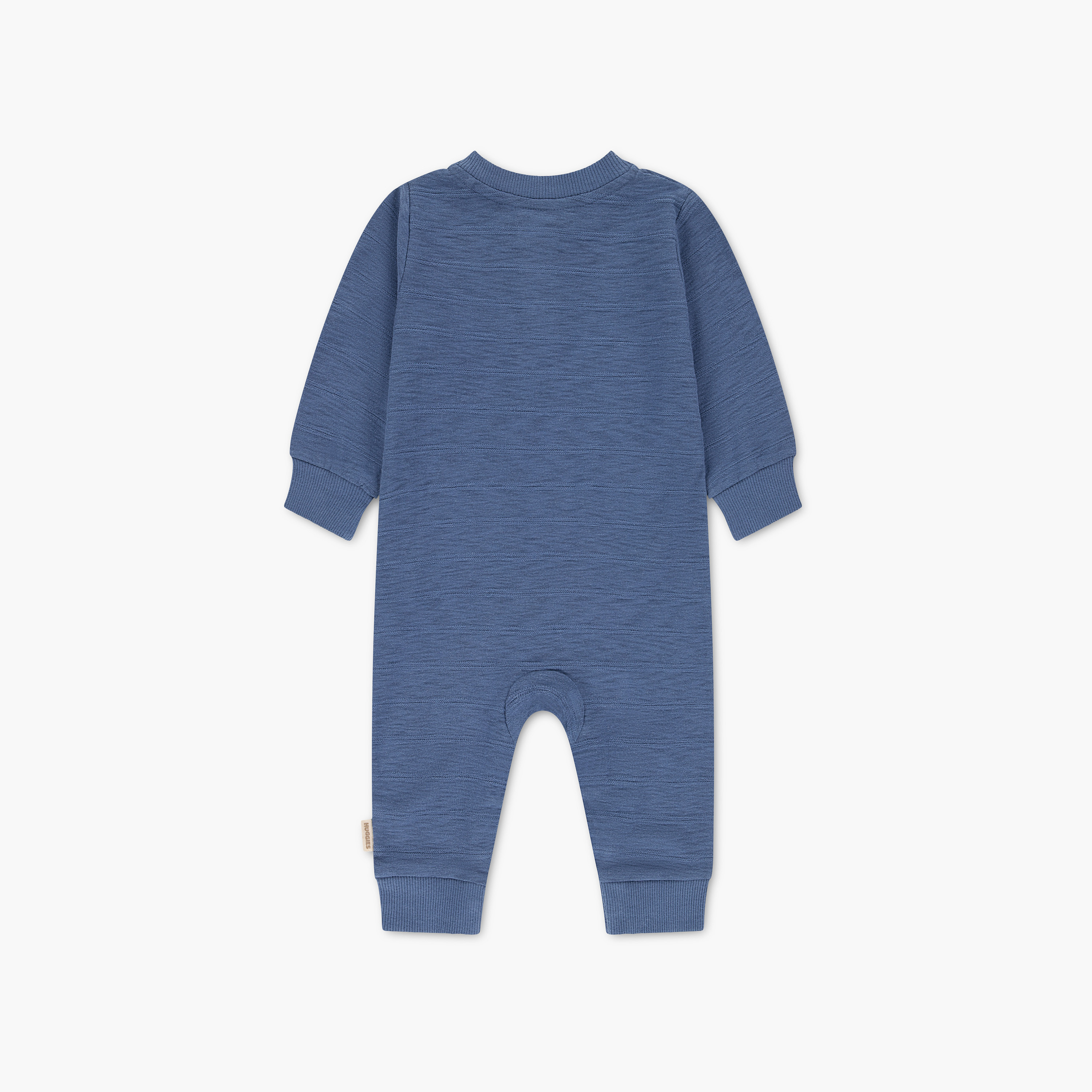 Huggies Long Sleeves Boat Embroidered Buttoned Rompers-baby-boys-clothing-rompers-image-2
