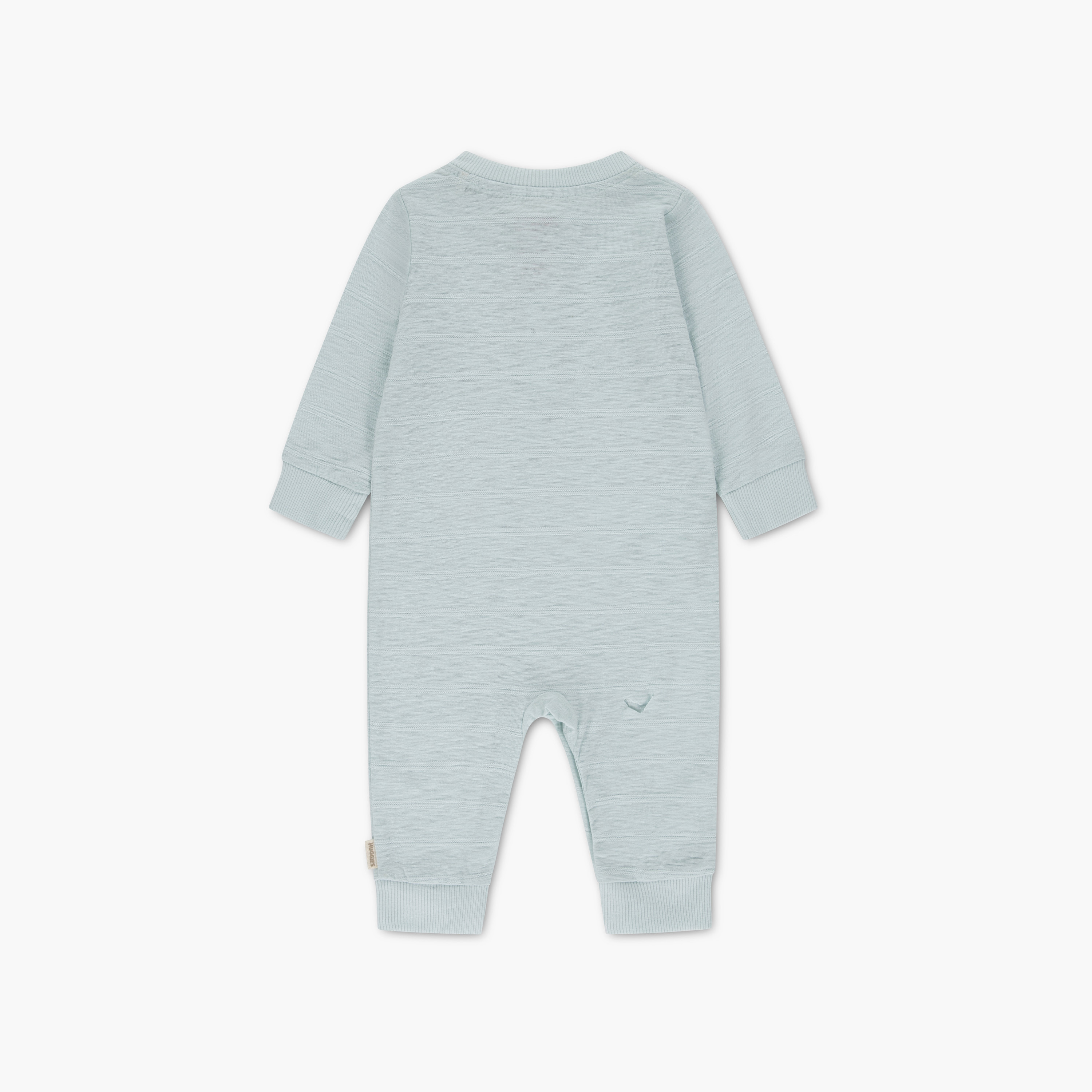 Huggies Long Sleeves Zebra Embroidered Buttoned Rompers-baby-boys-clothing-rompers-image-2