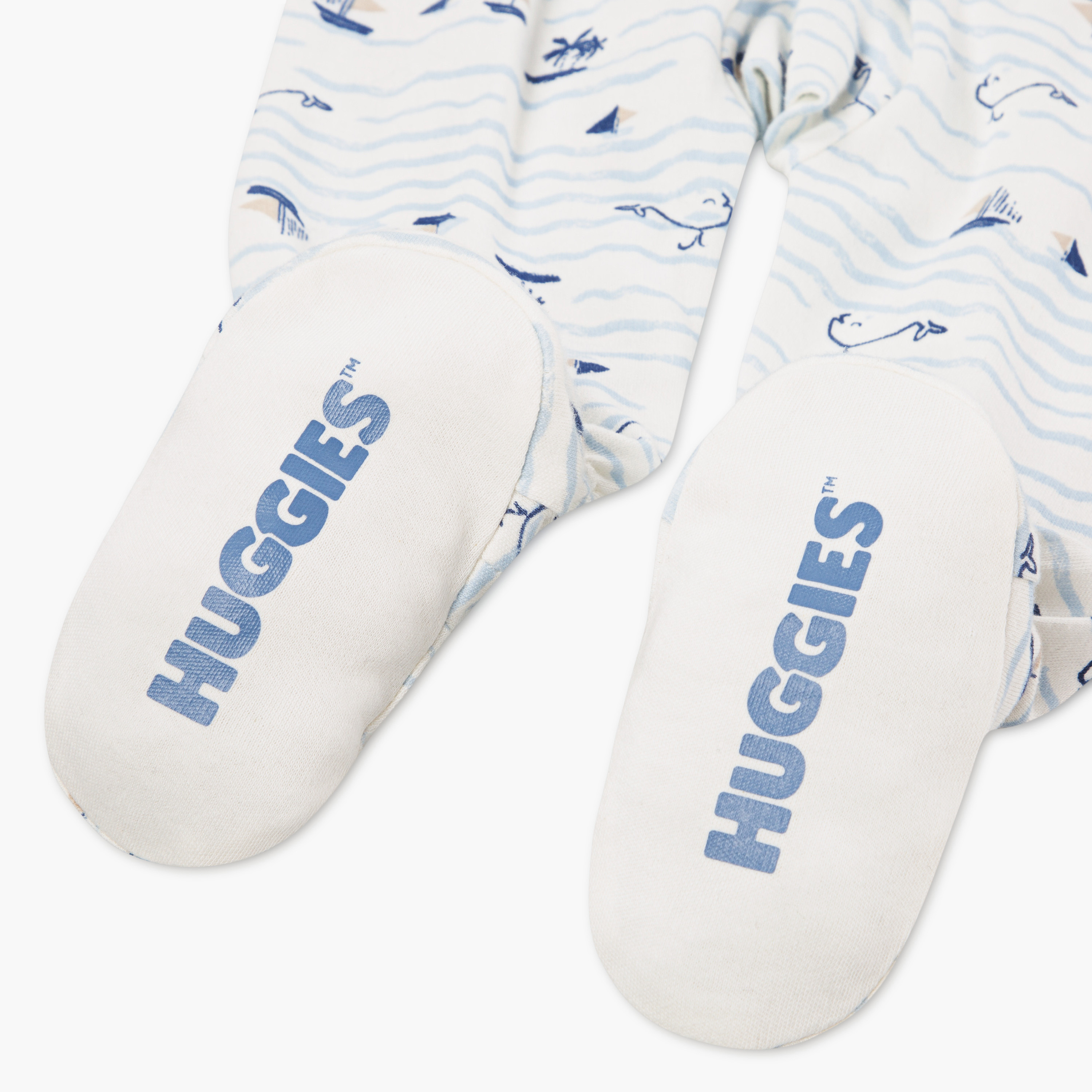 Huggies Long Sleeves Waves Printed Sleepsuit-baby-boys-clothing-nightwear-sleepsuits-image-4