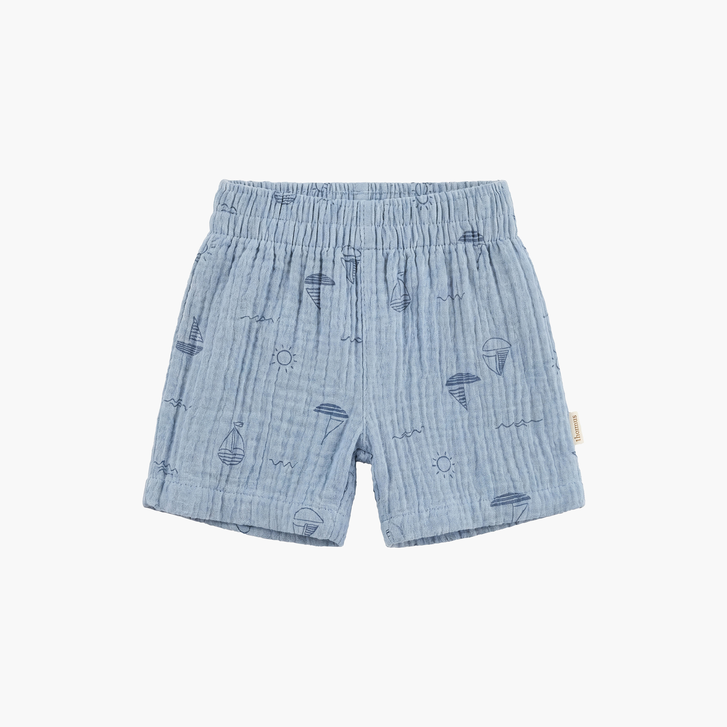 Huggies Short Sleeves Printed Shirt & Shorts Set with Cap-baby-boys-clothing-setsandcoords-image-5