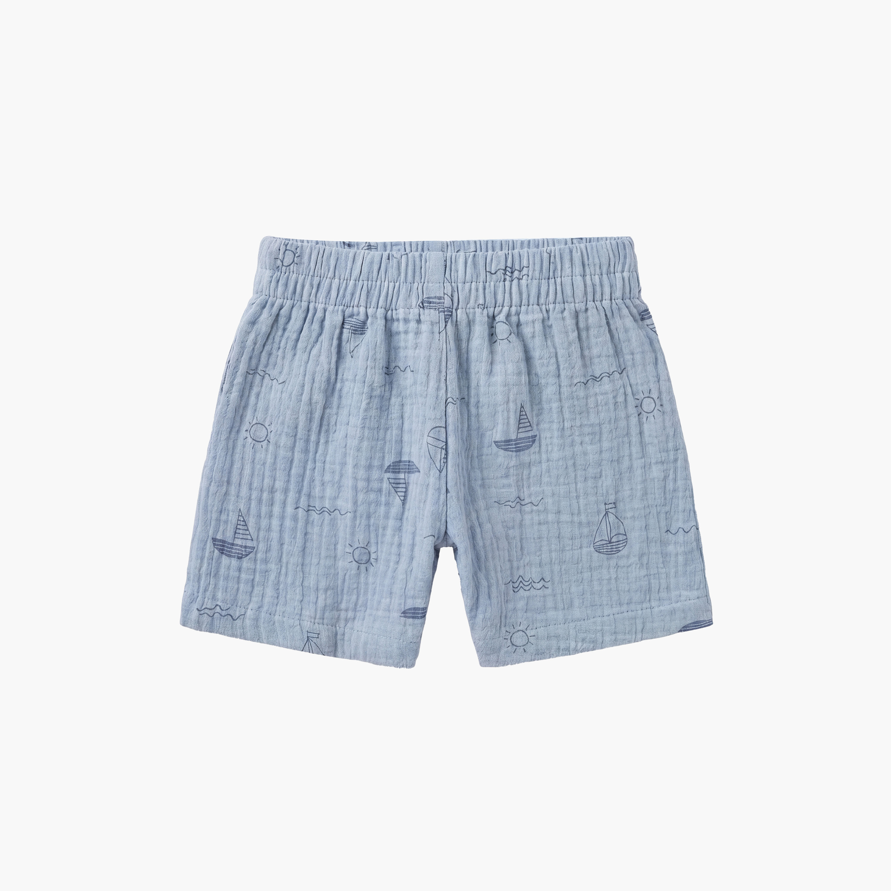 Huggies Short Sleeves Printed Shirt & Shorts Set with Cap-baby-boys-clothing-setsandcoords-image-6