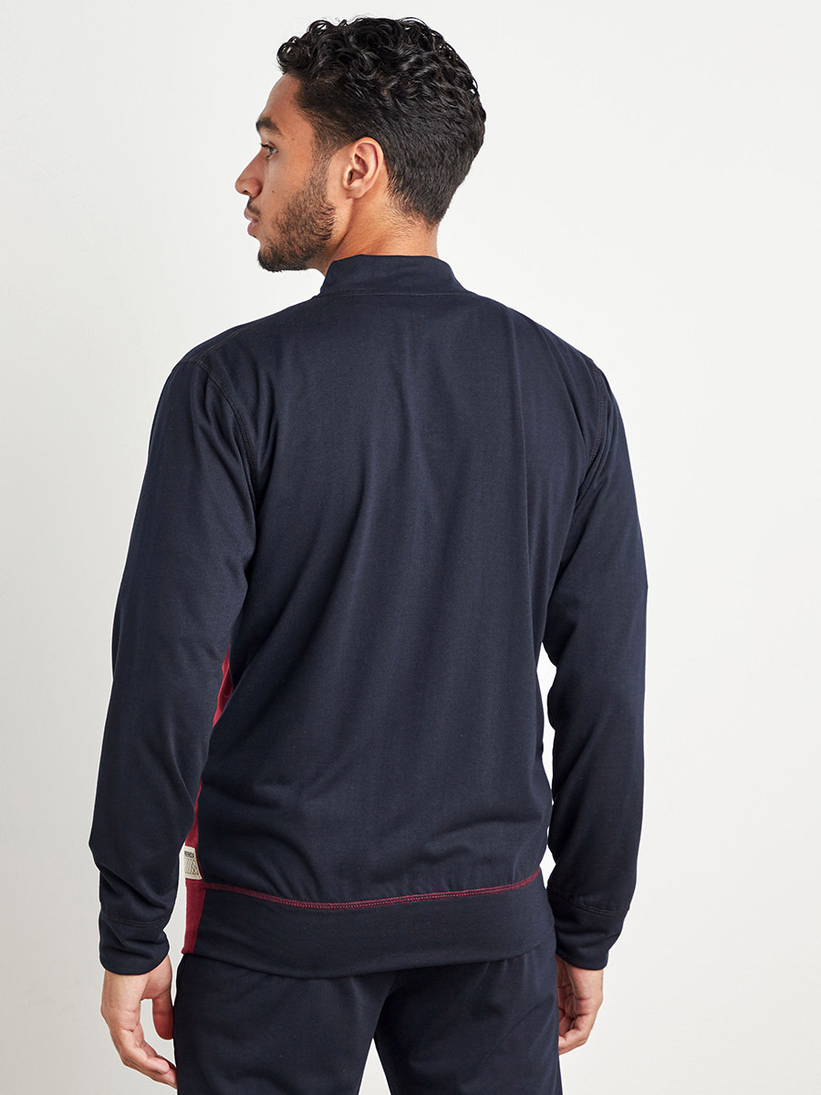 Color Block Full Sleeves Sweatshirt with Front Zip Closure-men-winterwear-hoodiesandsweatshirts-image-3
