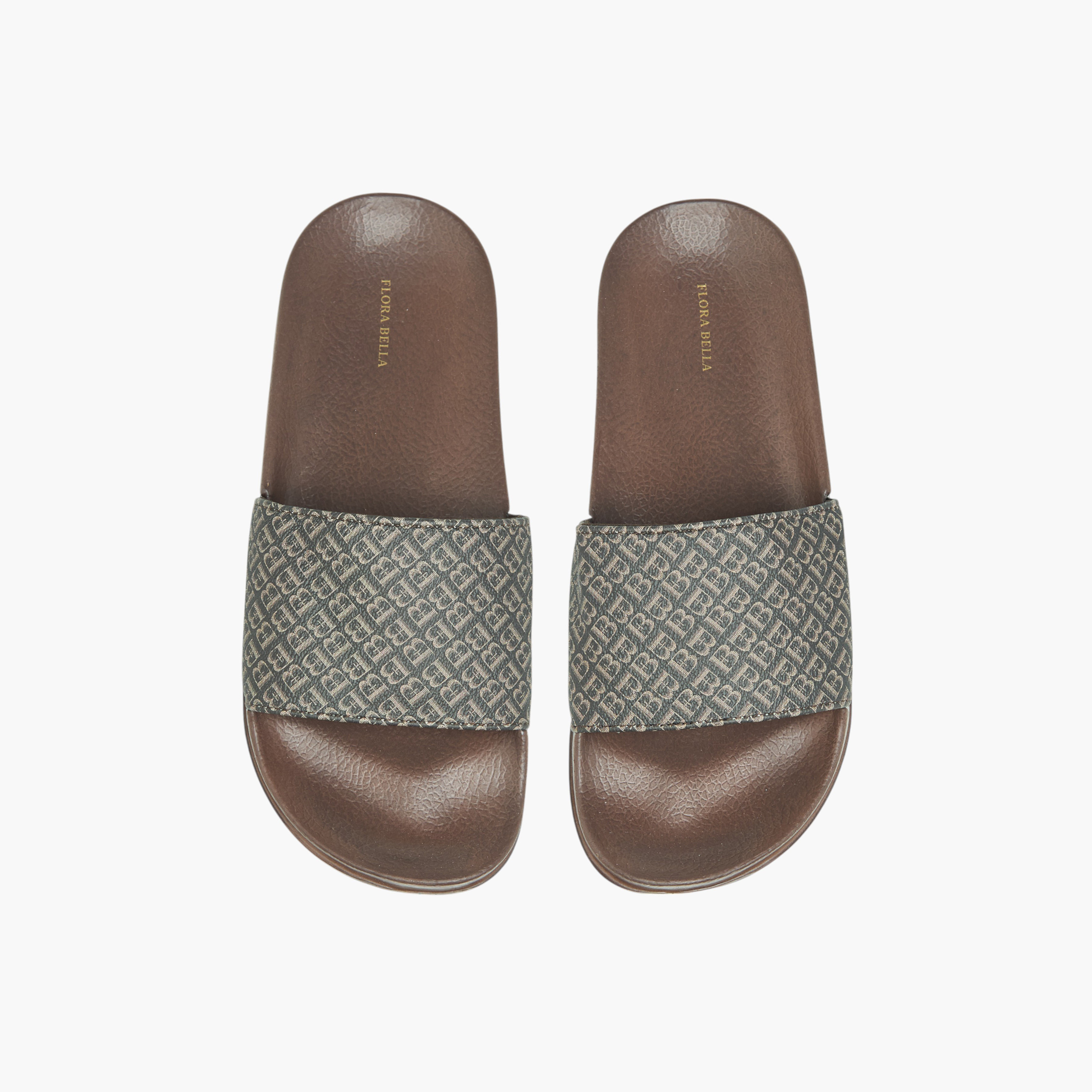 صندل سهل الارتداء بطبعات مونوجرام من فلورا بيلا-women-shoes-flipflopsandslides-image-1