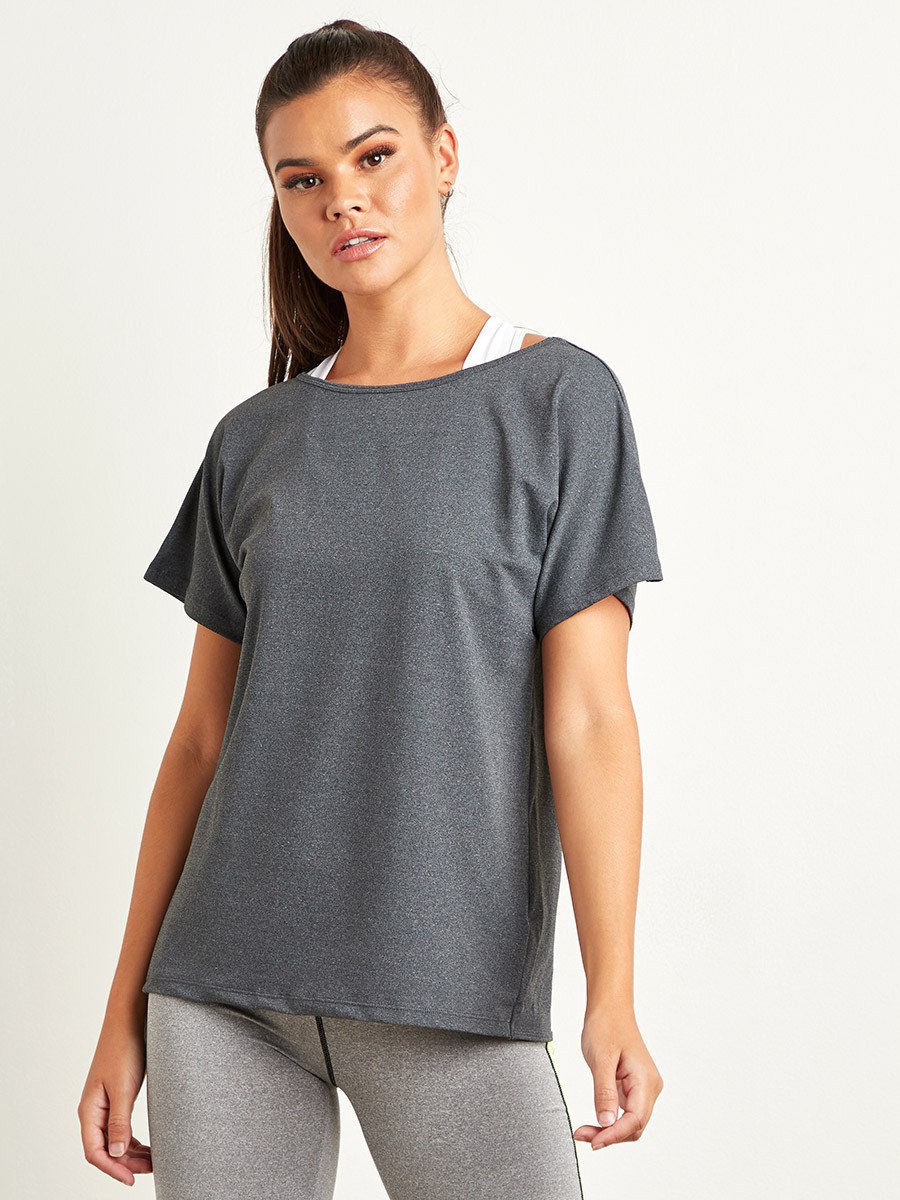 تيشيرت رياضي بتفاصيل خلفية من ستايلي-sports-women-clothing-tshirtsandvests-image-4