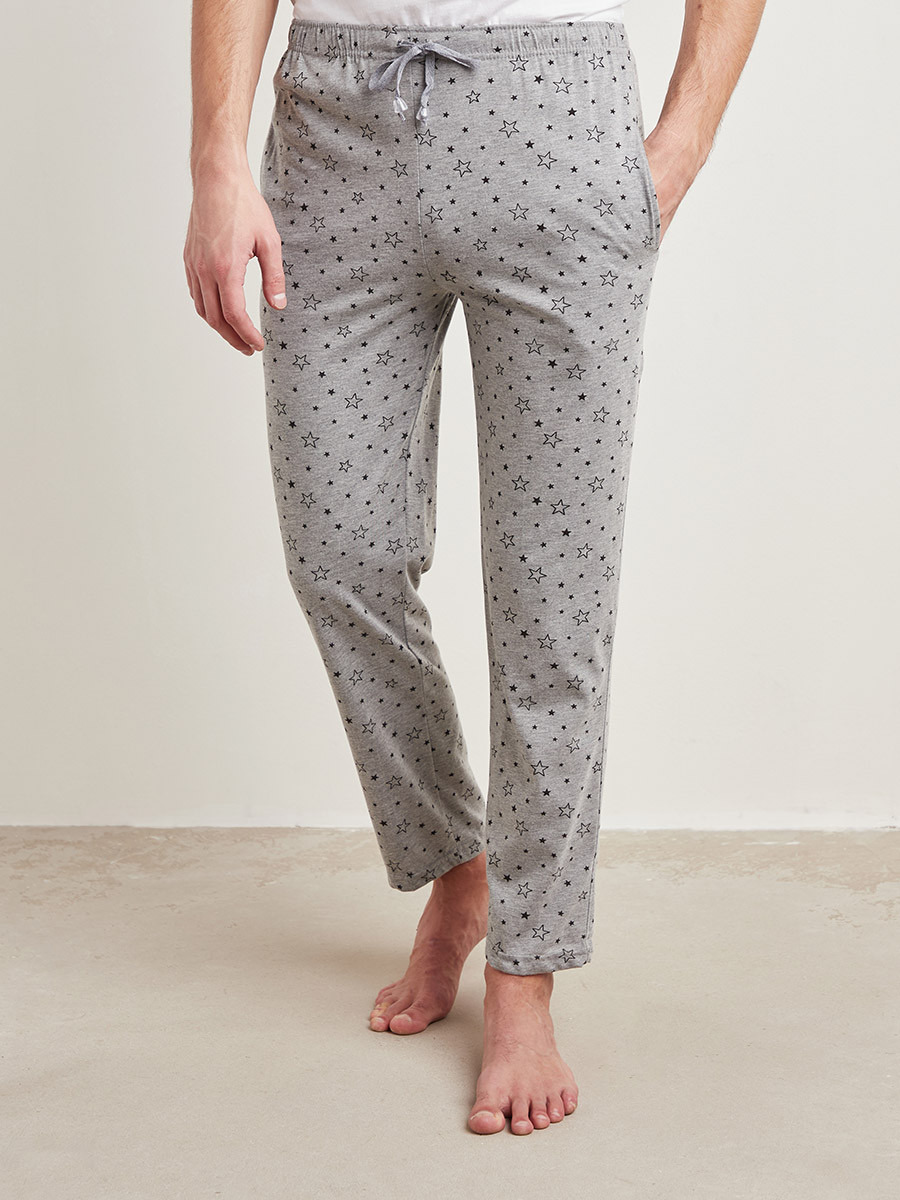 بنطلون بيجاما واسع ومطبوع من ستايلي-men-clothing-nightwear-pyjamaandshorts-image-1
