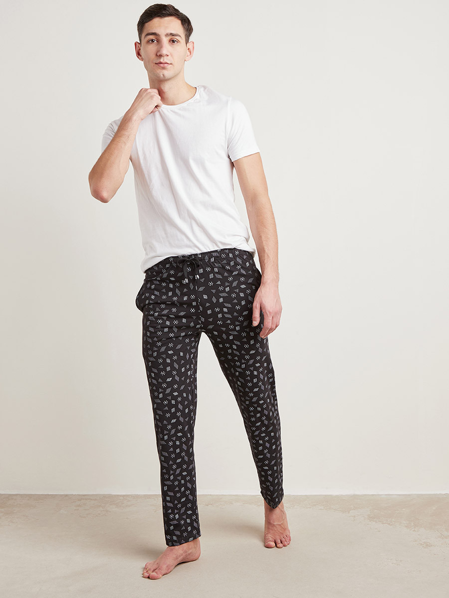 بنطلون بيجاما واسع ومطبوع من ستايلي-men-clothing-nightwear-pyjamaandshorts-image-2