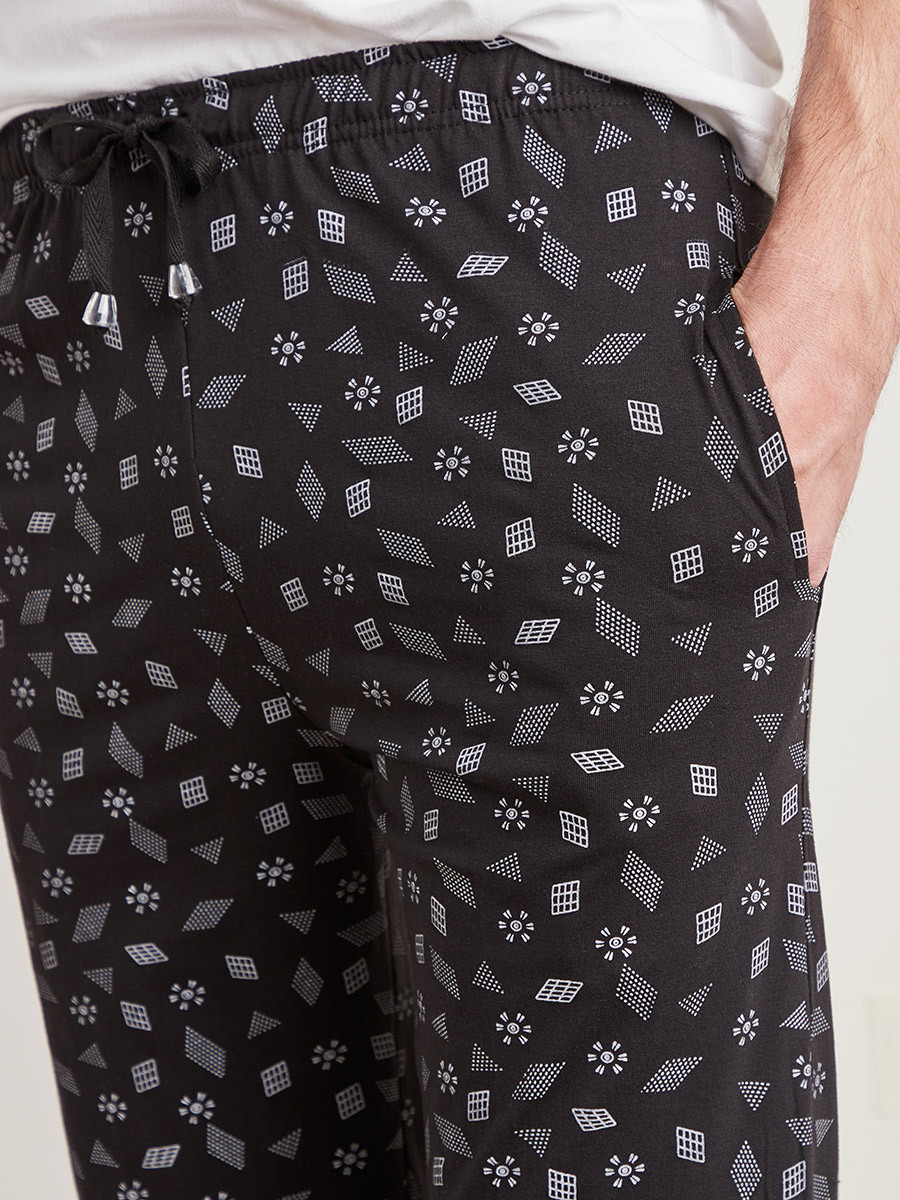 Styli Geo Printed Straight Fit Lounge Pants-men-clothing-nightwear-pyjamaandshorts-image-3