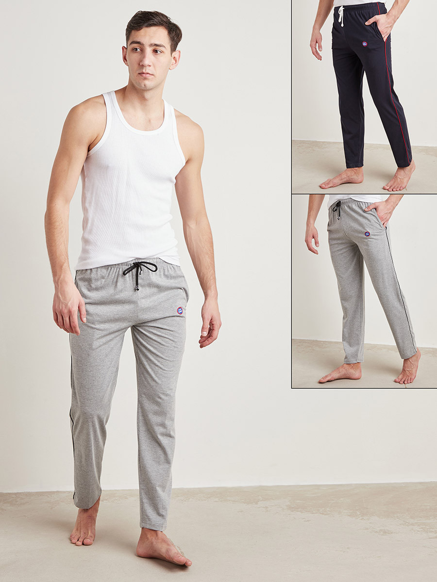 Styli Pack of 2 - Logo Embroidered Detail Straight Pyjama-men-clothing-nightwear-pyjamaandshorts-image-1