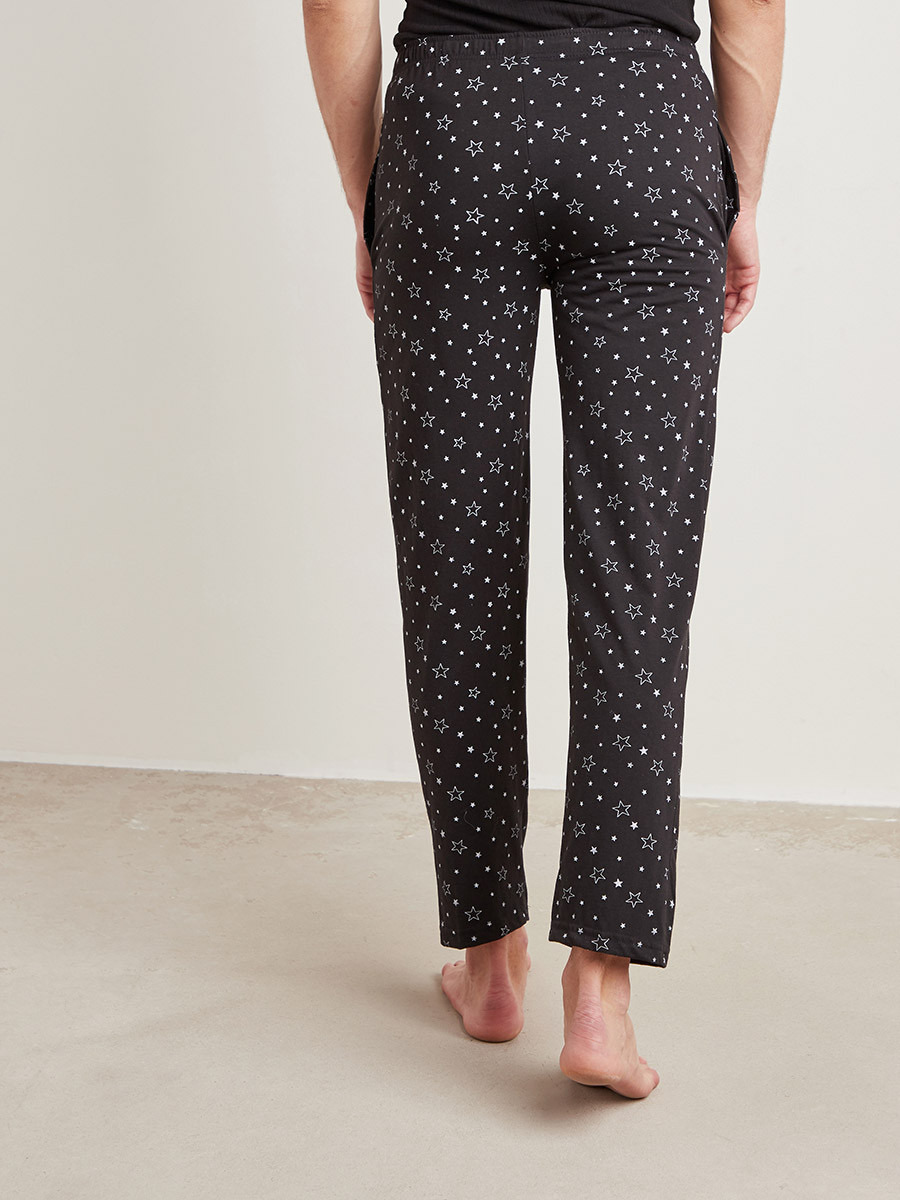 Styli Pack of 2 - Printed Straight Pyjama with Elasticated Waistband-men-clothing-nightwear-pyjamaandshorts-image-4