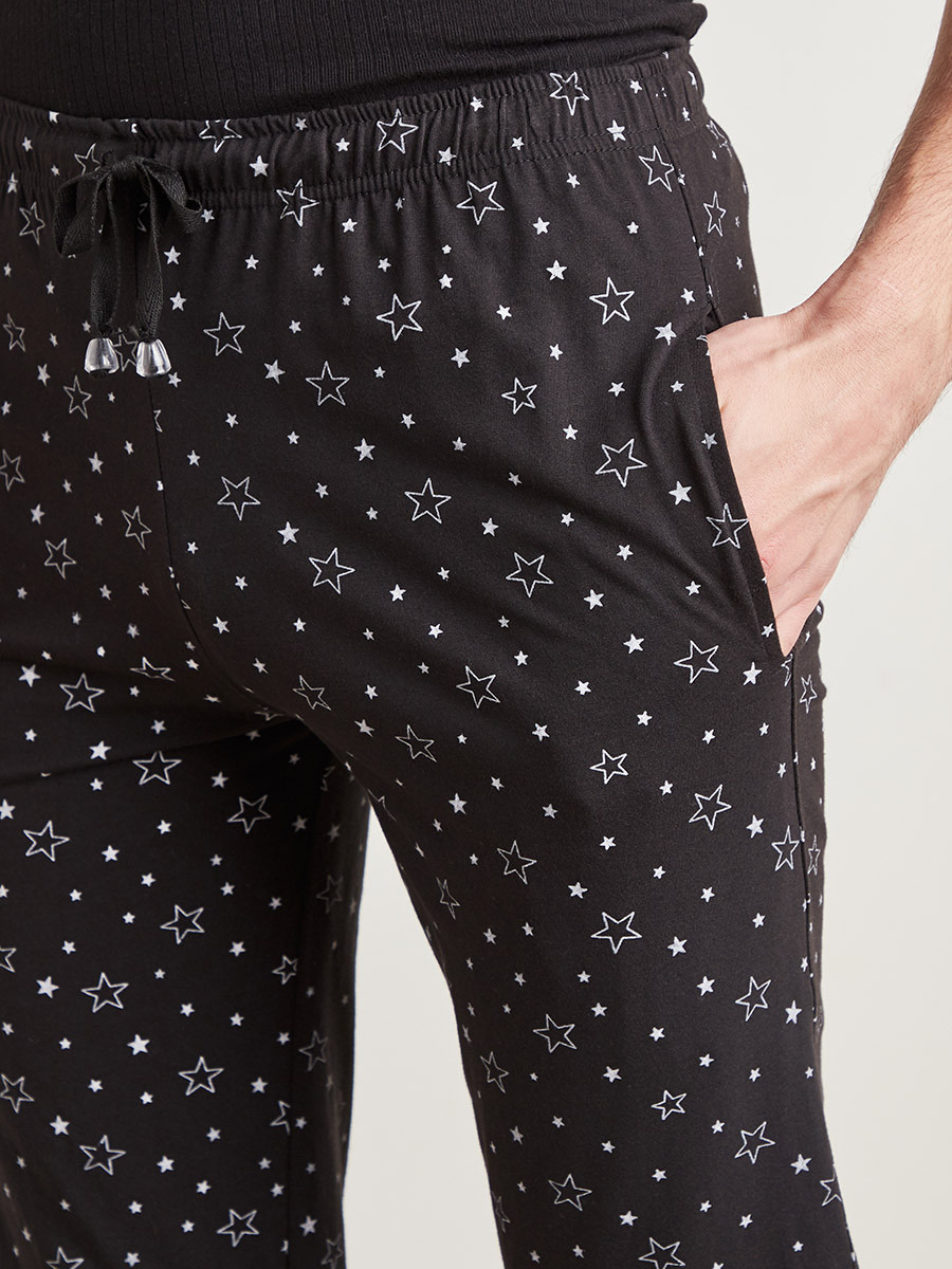 Styli Pack of 2 - Printed Straight Pyjama with Elasticated Waistband-men-clothing-nightwear-pyjamaandshorts-image-5
