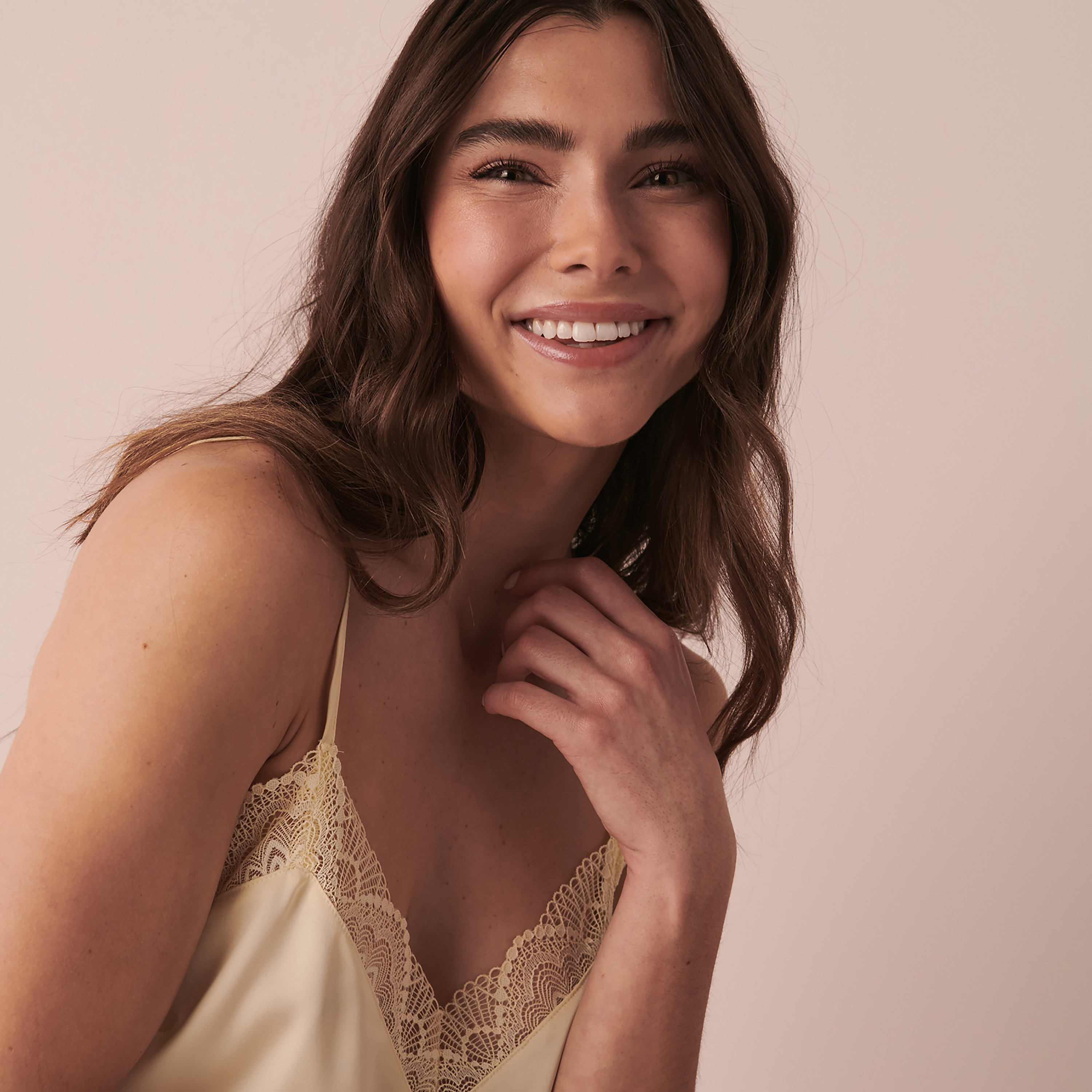 La Vie En Rose Purple Heather Lace Detail Shoulder Strap Camisole-women-clothing-lingerie-camisoles-image-8