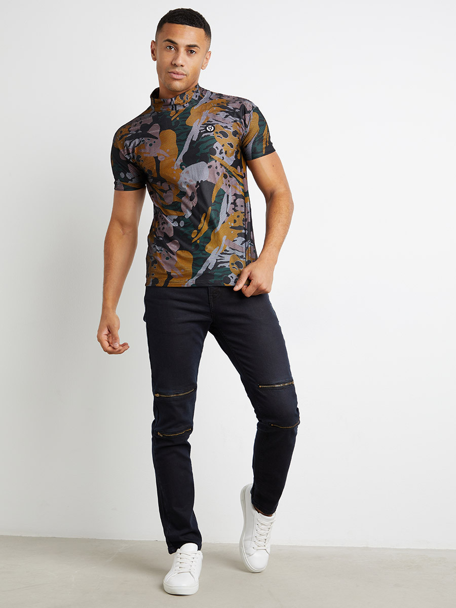 Abstract Print High Neck Regular T-shirt-men-clothing-tshirtsandpolos-tshirts-image-2