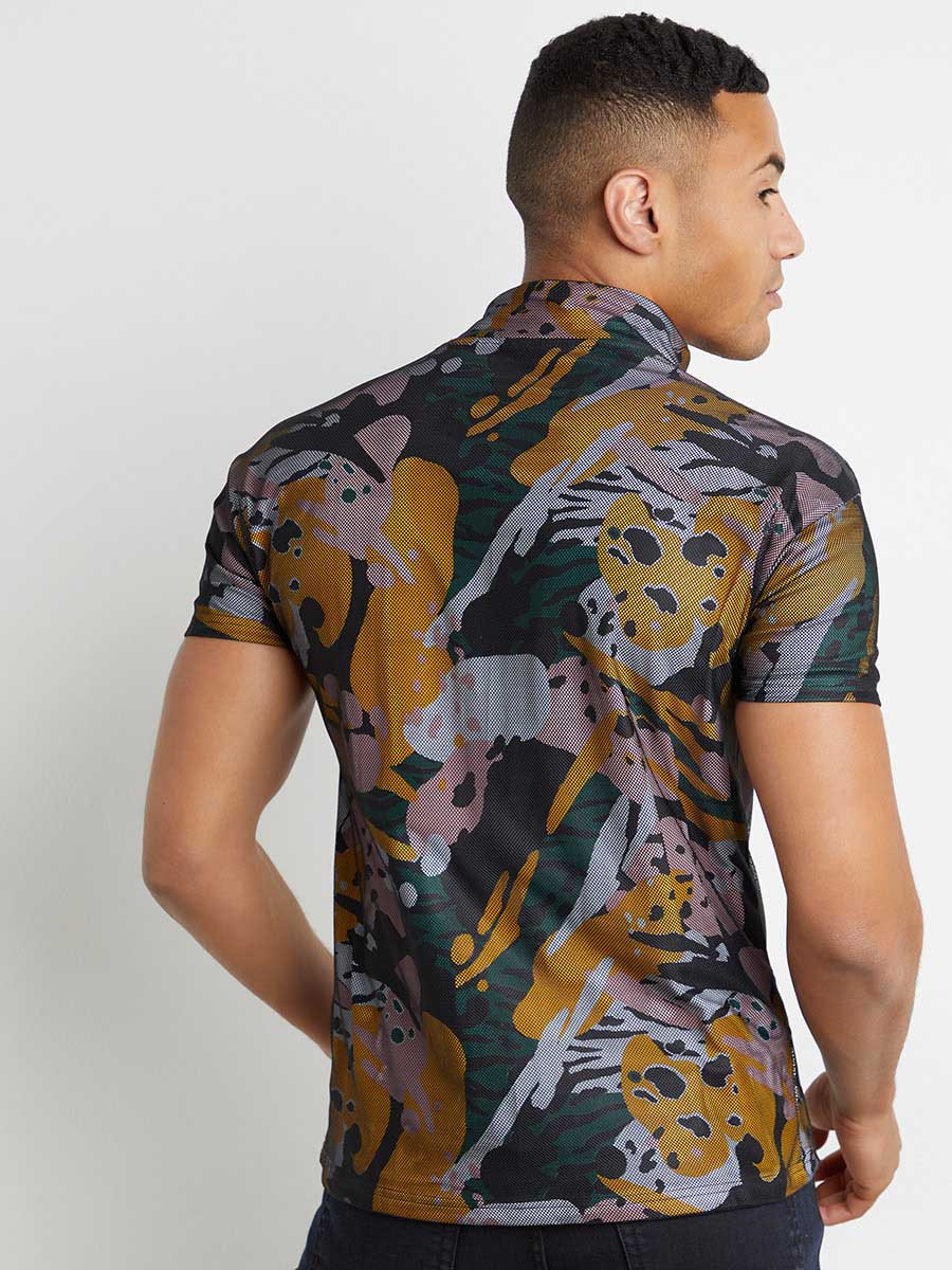 Abstract Print High Neck Regular T-shirt-men-clothing-tshirtsandpolos-tshirts-image-3