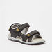 Mister Duchini Solid Sandals with Backstrap and Hook and Loop Closure-Boy%27s Sandals-thumbnailMobile-1