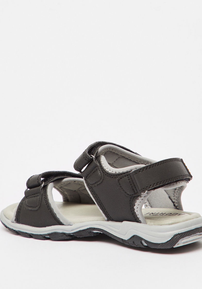 Mister Duchini Solid Sandals with Backstrap and Hook and Loop Closure-Boy%27s Sandals-image-2