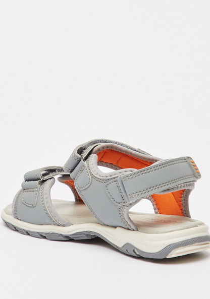 Mister Duchini Solid Sandals with Backstrap and Hook and Loop Closure-Boy%27s Sandals-image-2