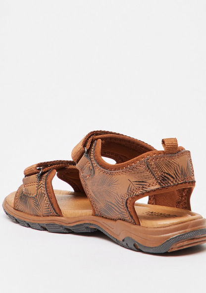 Mister Duchini Printed Sandals with Hook and Loop Closure-Boy%27s Sandals-image-2
