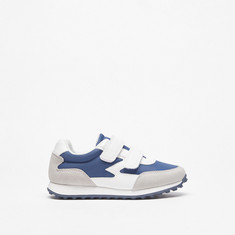 Mister Duchini Colourblock Sneakers with Hook and Loop Closure