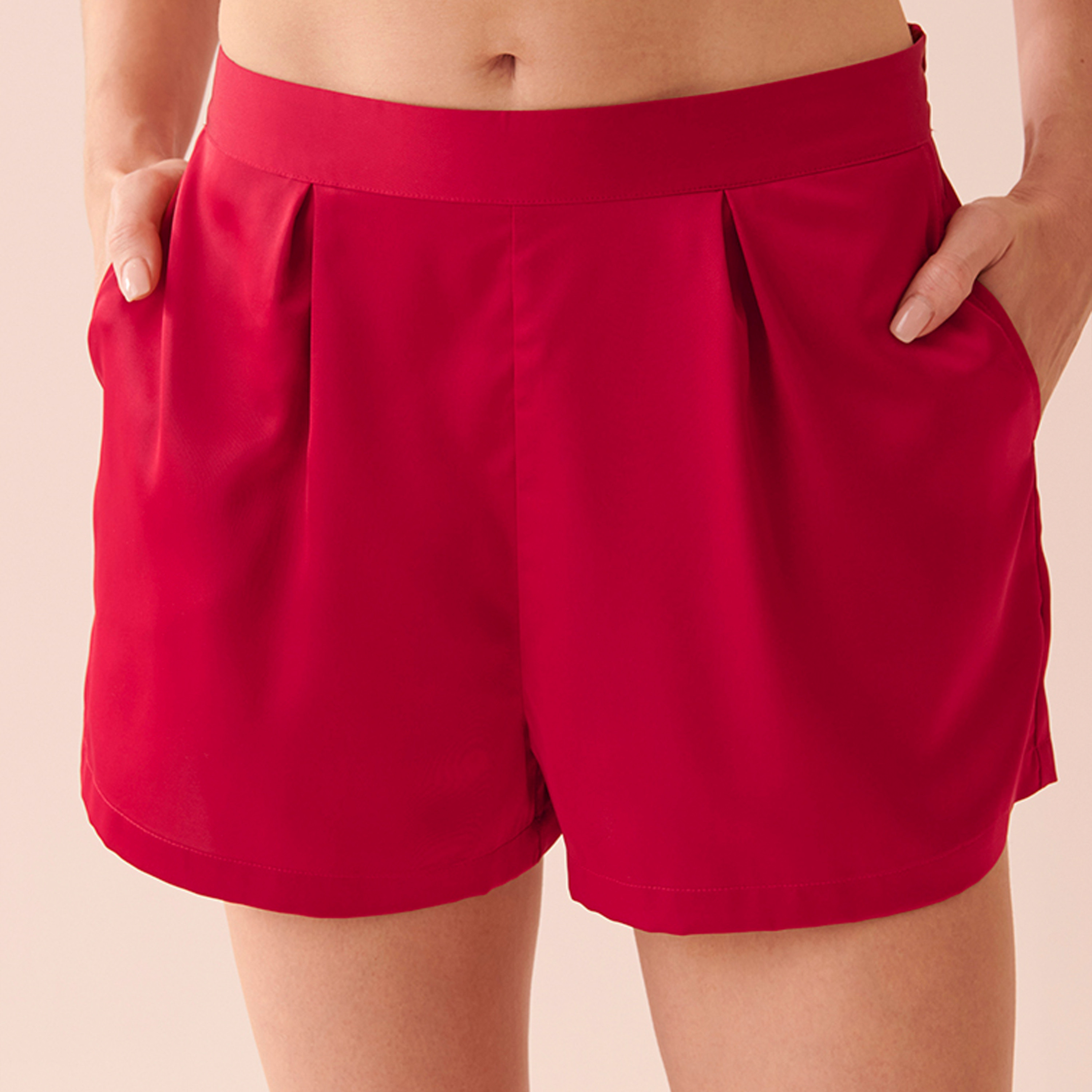 La Vie En Rose Women's Elastic-Waist Solid Shorts-women-clothing-nightwear-pyjamas-bottoms-image-7