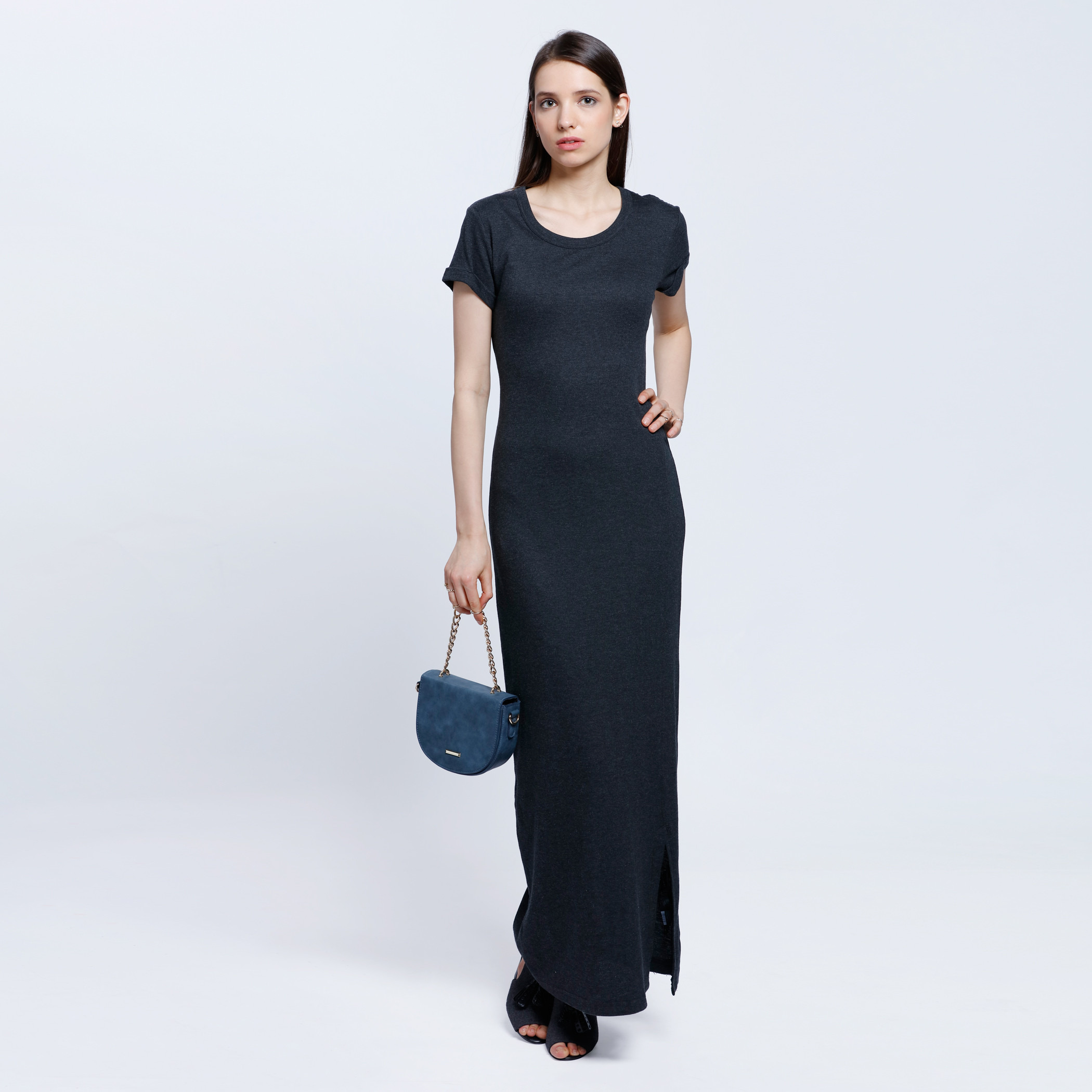 Knit slit dress hotsell