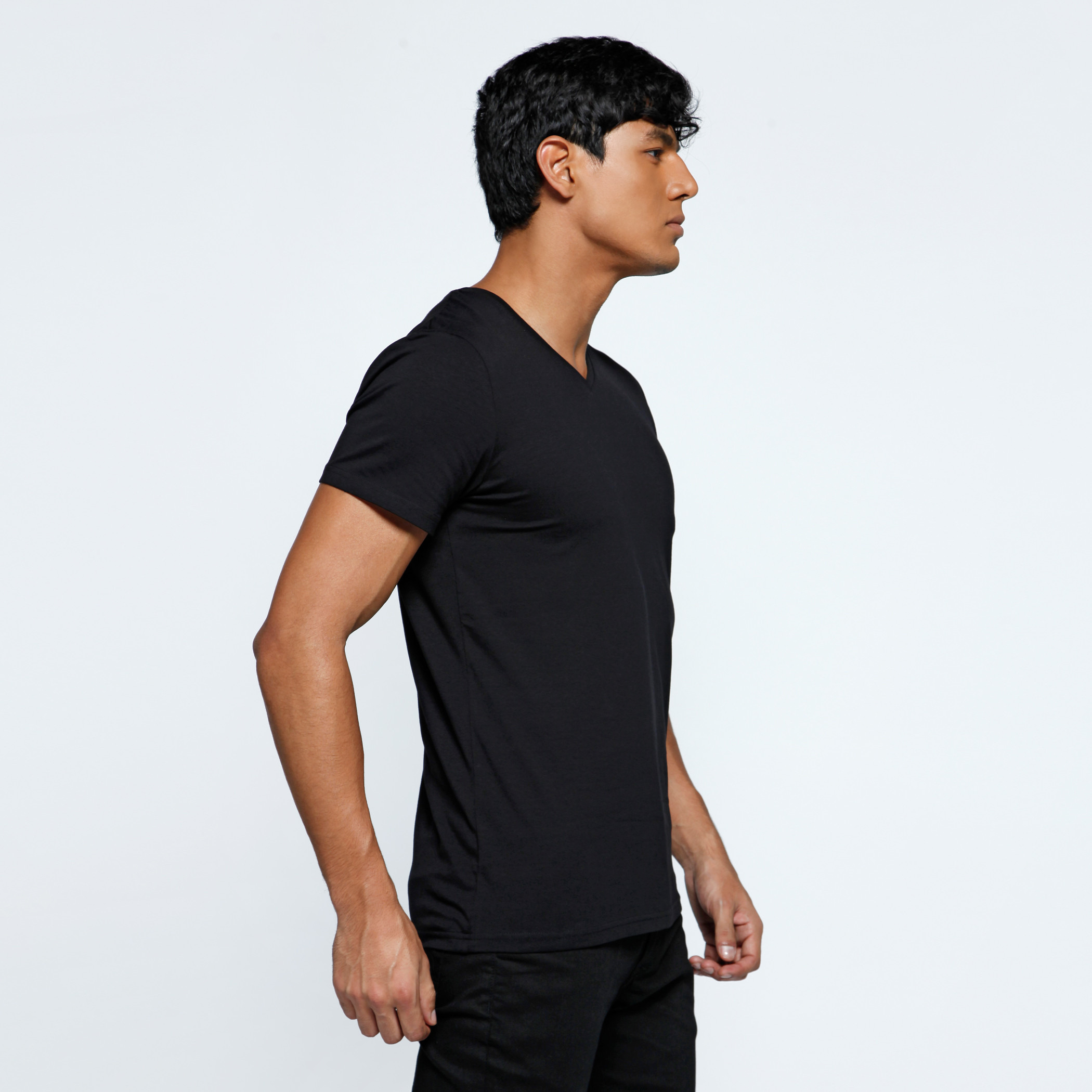 Men's v neck deals shirts