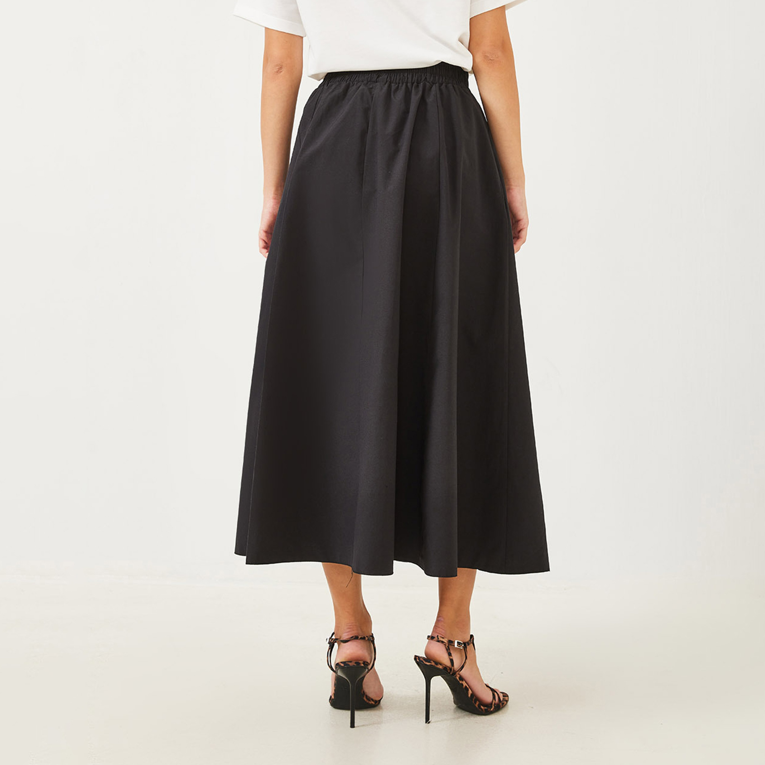 تنورة ماكسي نسائية عالية الخصر بتصميم باراشوت بالون من بيانكو لوتشي-women-clothing-bottoms-skirts-image-3