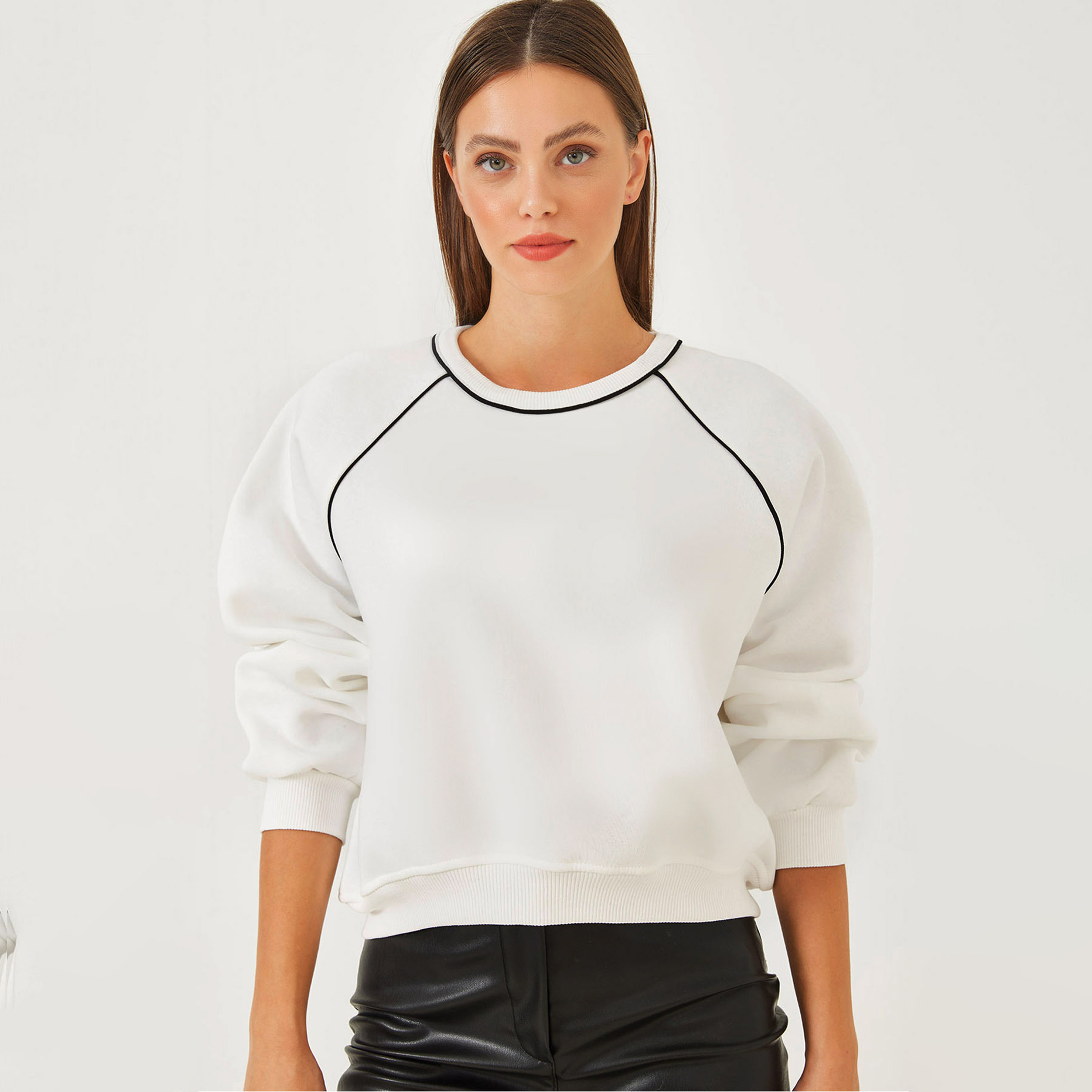 Bianco Lucci Women's Sweatshirt-women-winterwear-hoodiesandsweatshirts-sweatshirts-image-1