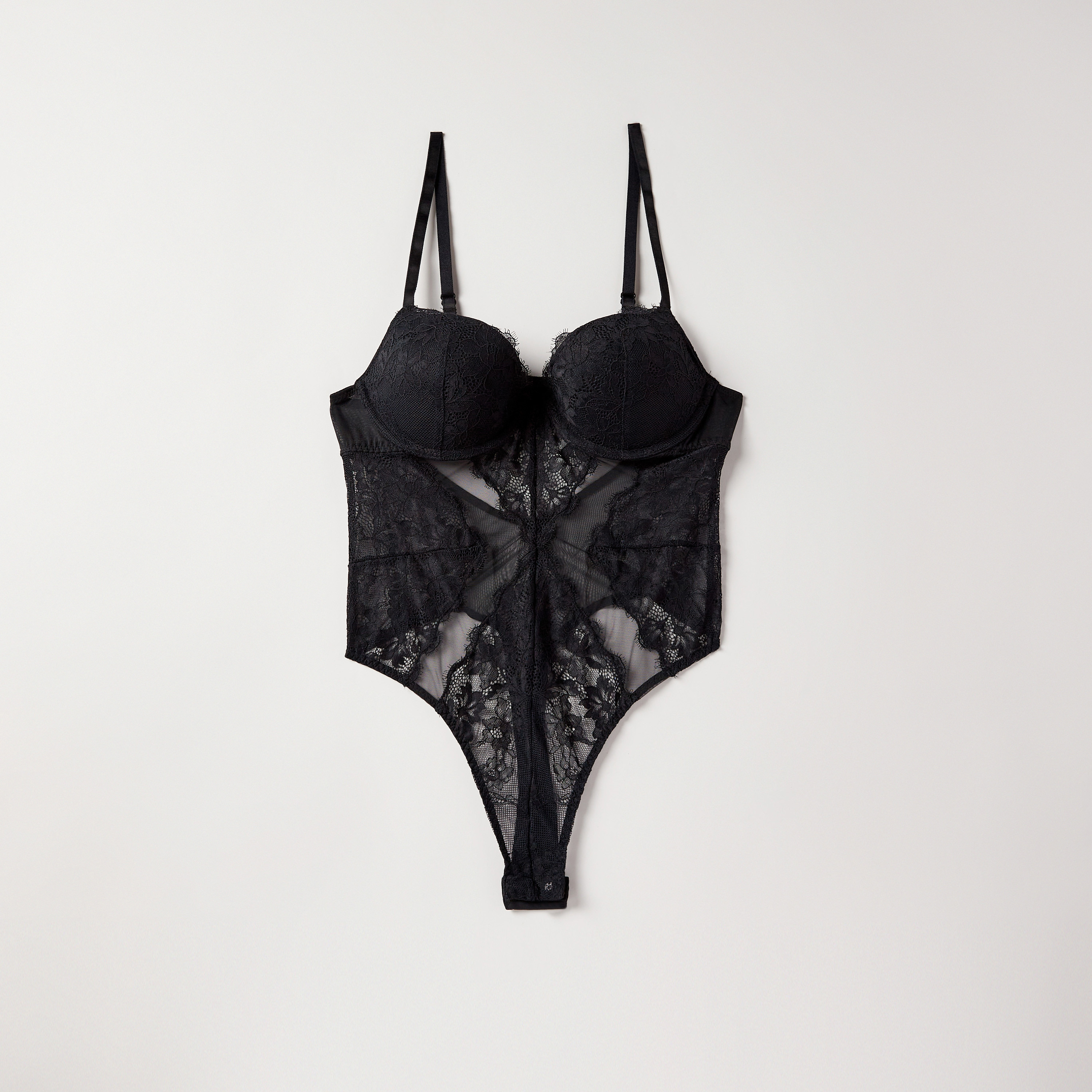 インナー・ルームウェアその他 Philosophy SS25 Lace bodysuit (251GA11020717 0003) MESH KNIT HALTER-NECK BODYSUIT(1 BLACK): FETICO: WOMENS｜THE