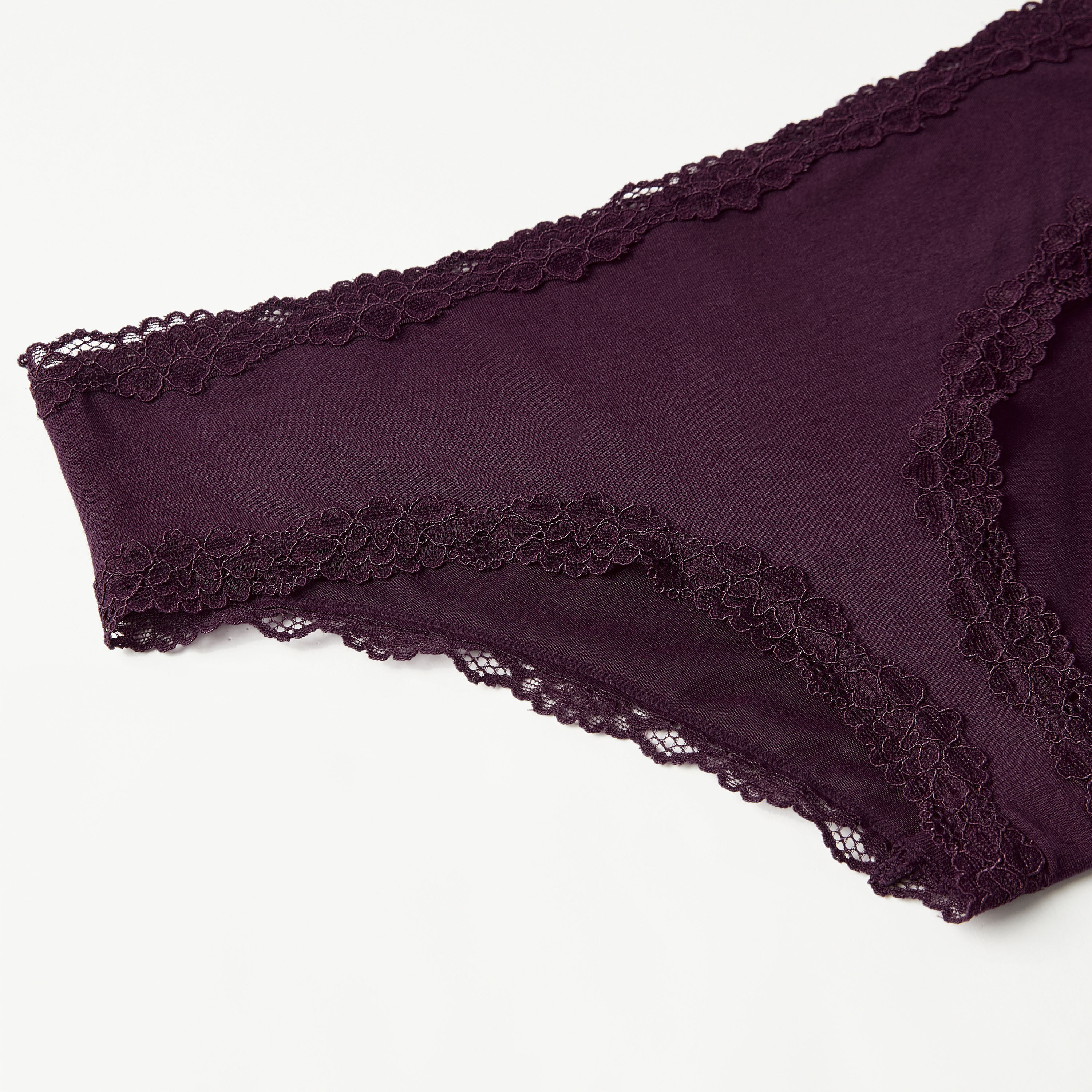 سروال داخلي هيبستر بتفاصيل دانتيل من لا سينزا-women-clothing-lingerie-panties-image-6