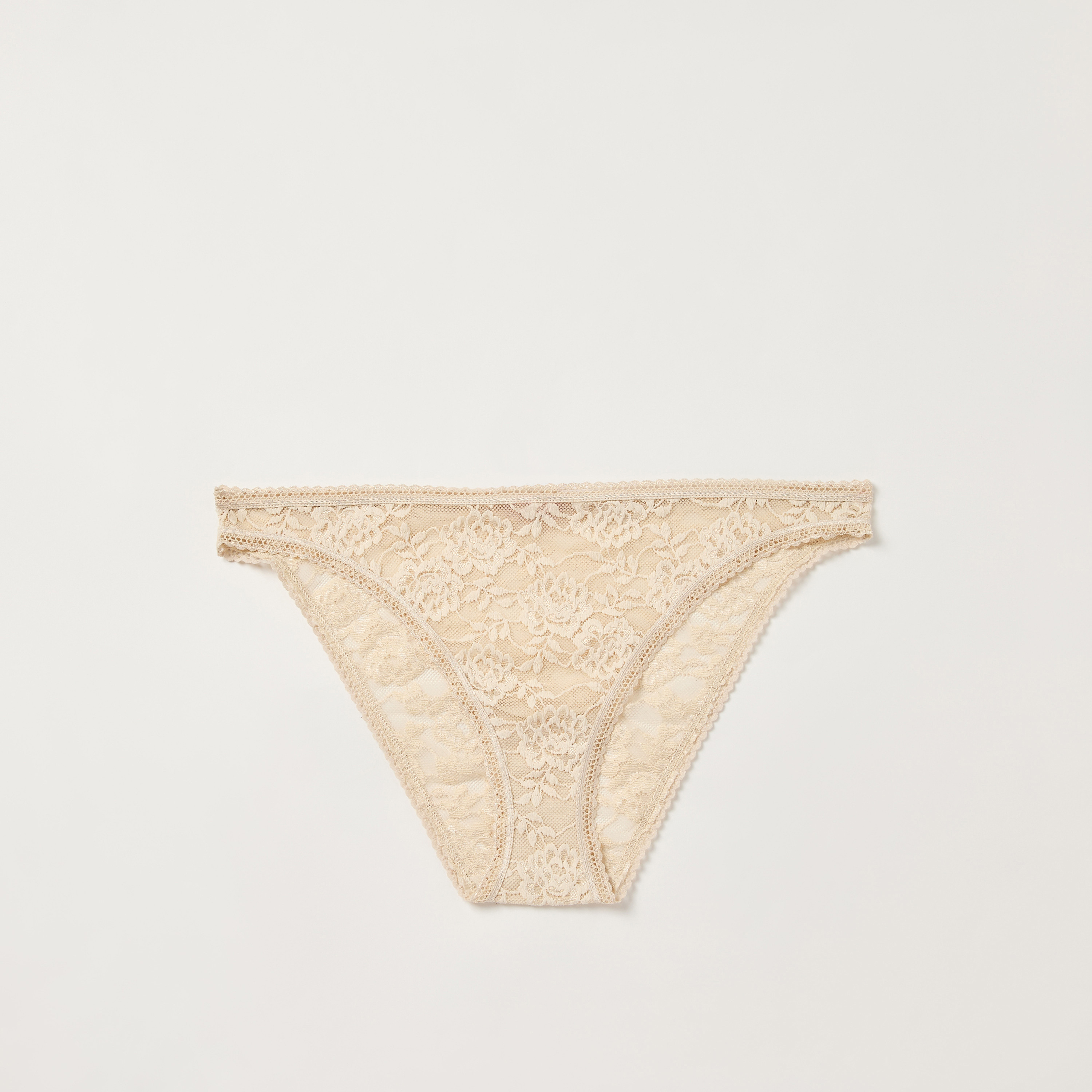سروال داخلي بكيني بخصر مطاطي ودانتيل من لا سنزا-women-clothing-lingerie-panties-image-17