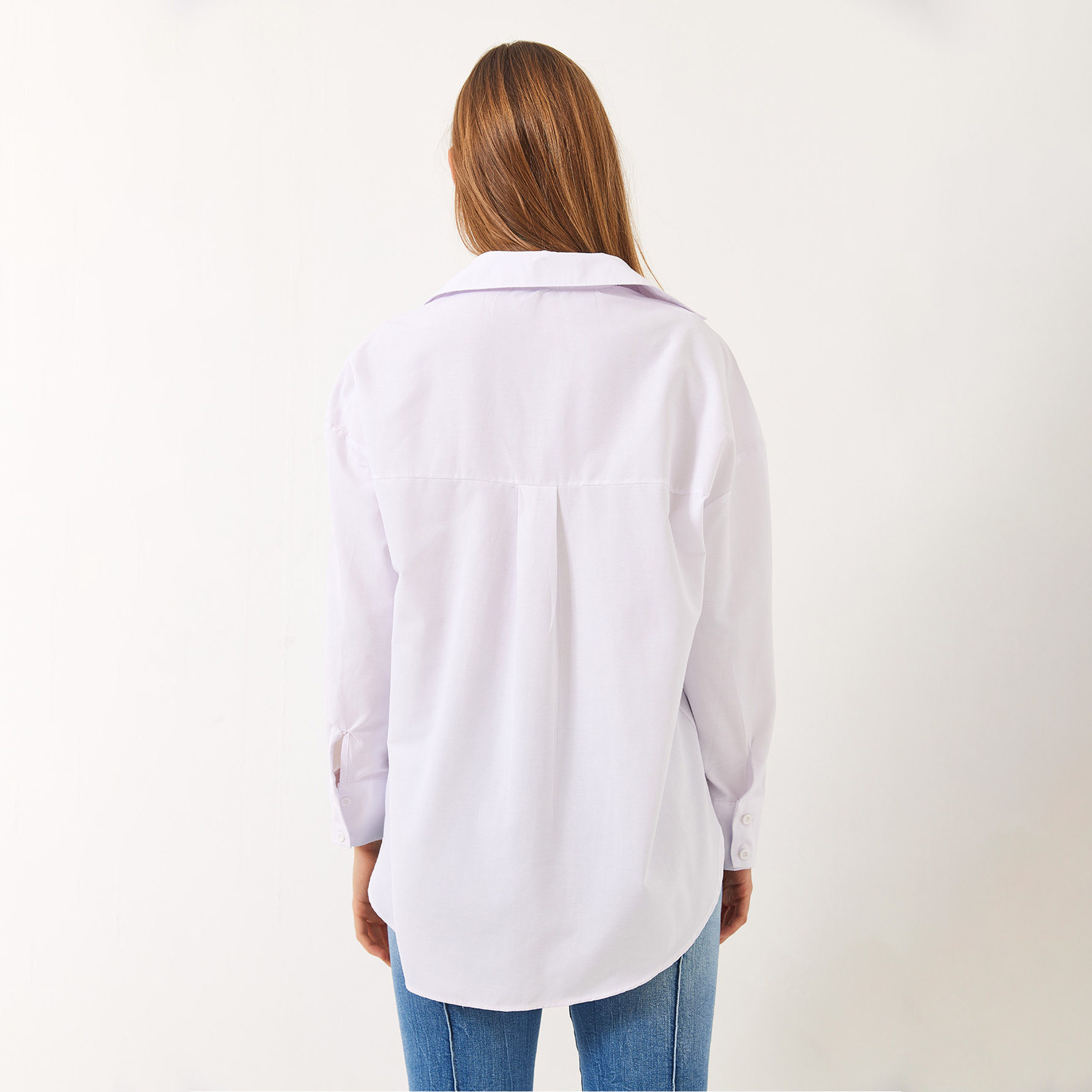 قميص نسائي باللون الأبيض بياقة وتطريز قلب من بيانكو لوتشي-women-clothing-shirtsandblouses-shirts-image-3