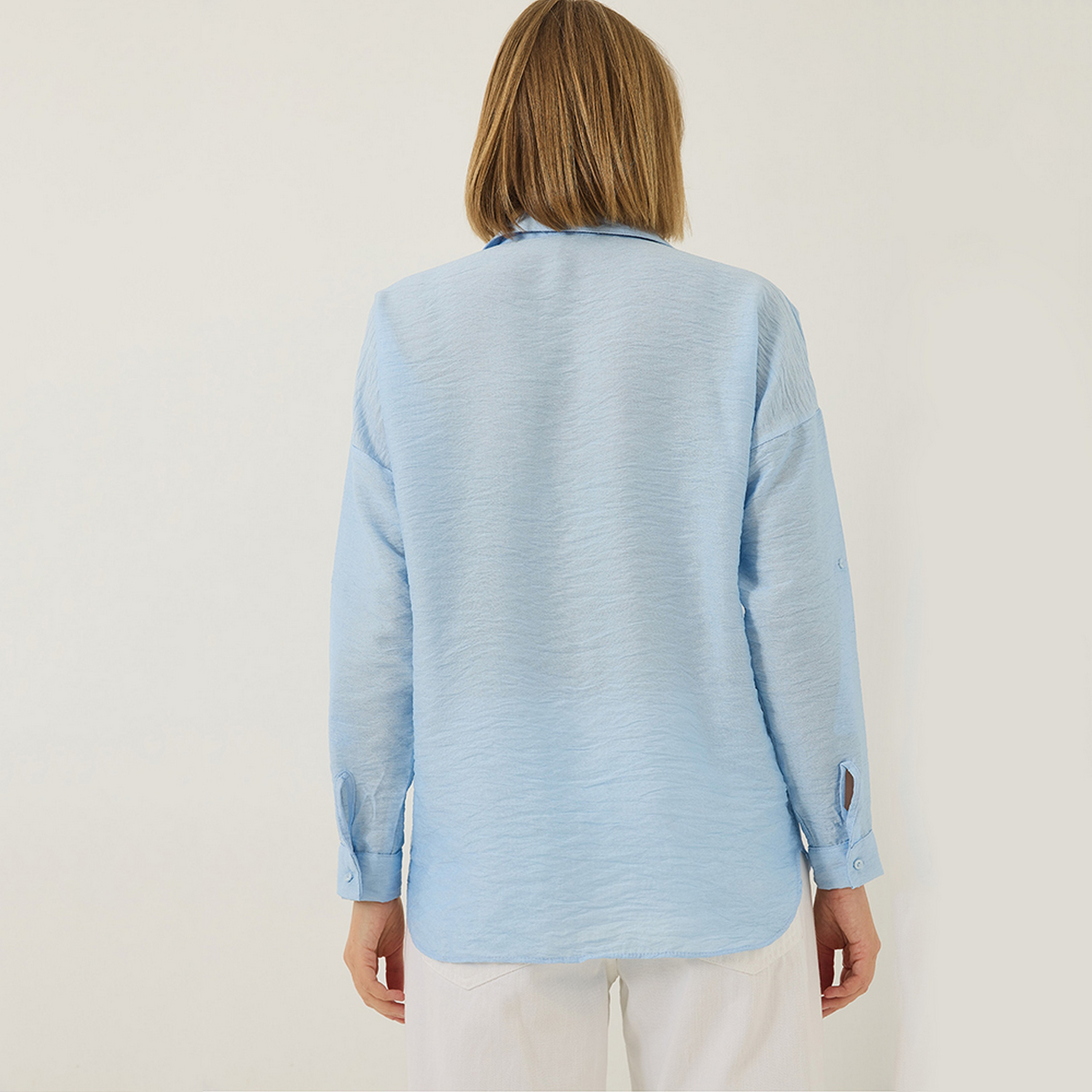 قميص نسائي مزين بالخرز، بأكمام منسدلة من بيانكو لوتشي-women-clothing-shirtsandblouses-shirts-image-3